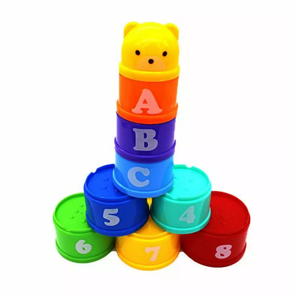 Kozart Children's Educational Toys Folding Cup Infant Early Education Folding Music Set Bowl Educational Toys