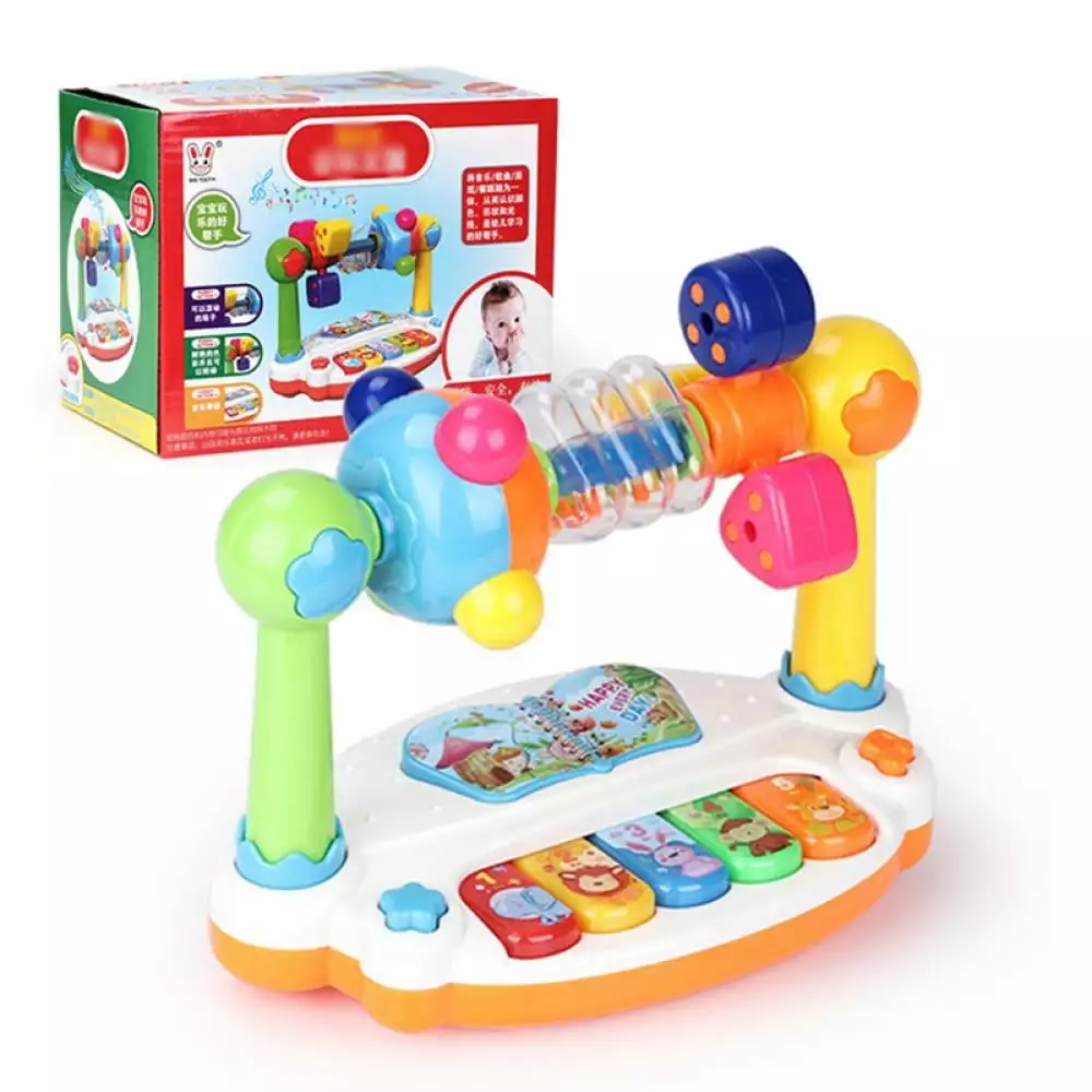 Baby Musical Instruments Toys.Multifunctional Piano Keyboard Montessori Toys for Toddler 1 2 3 Year Old Boys and Girls