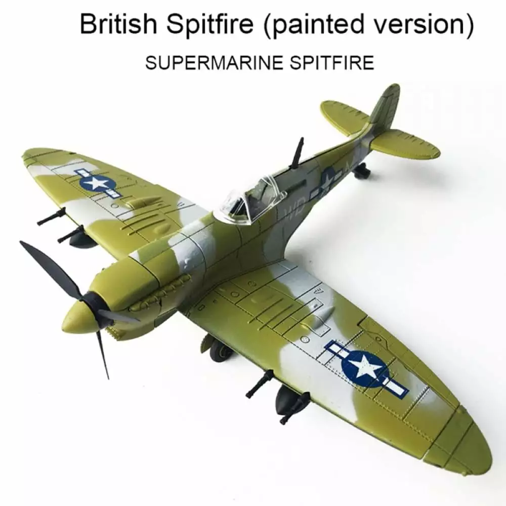 Spitfire Model Plane Kit 1:48 Scale.4D Assembly Aircraft(Requires Assembly)