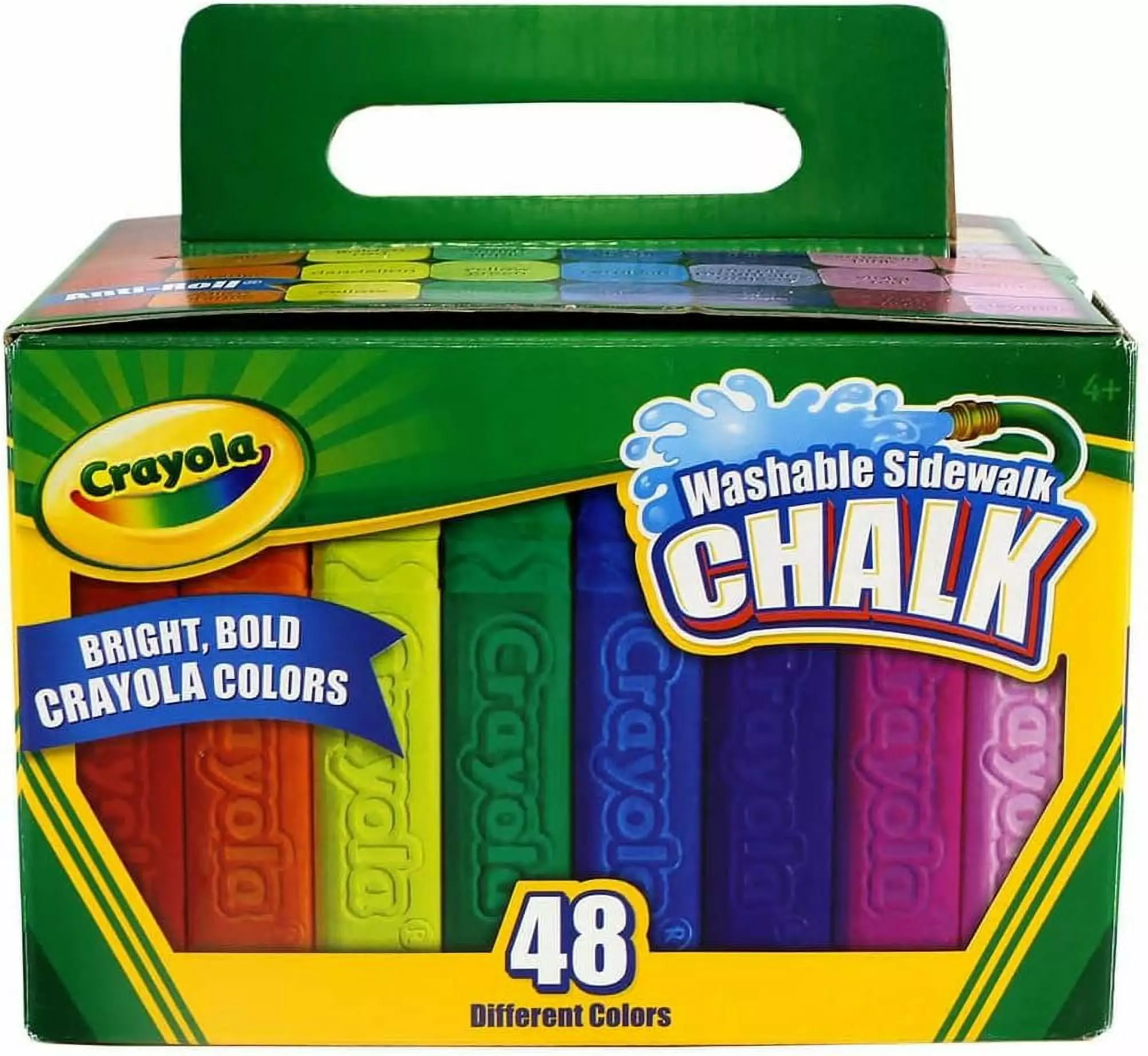 12 Packs: 48 ct. 576 Total Crayola Washable Sidewalk Chalk