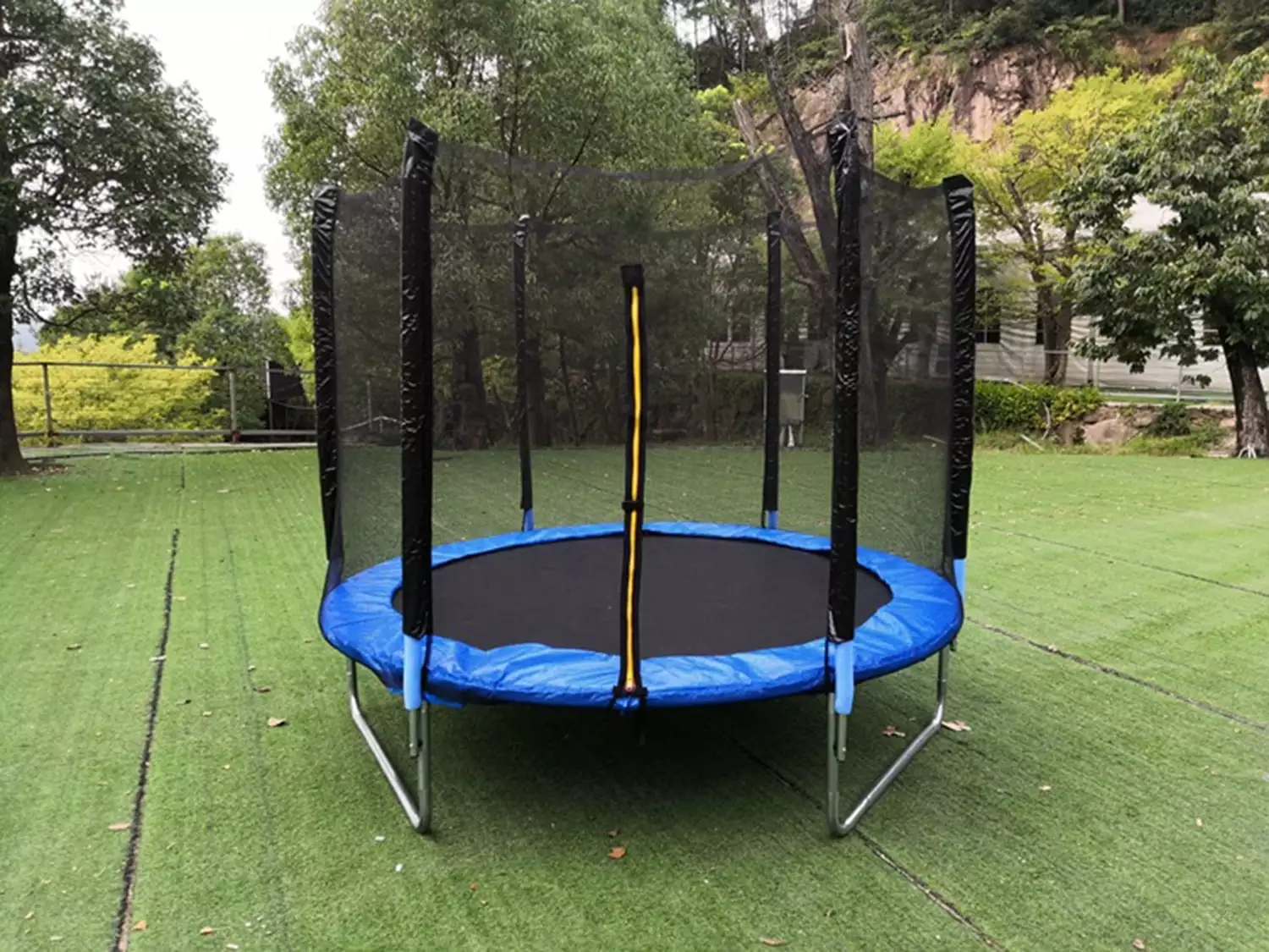 12FT Trampoline Replacement Safety Enclosure Net for 8 Pole Enclosure. Weather-Resistant