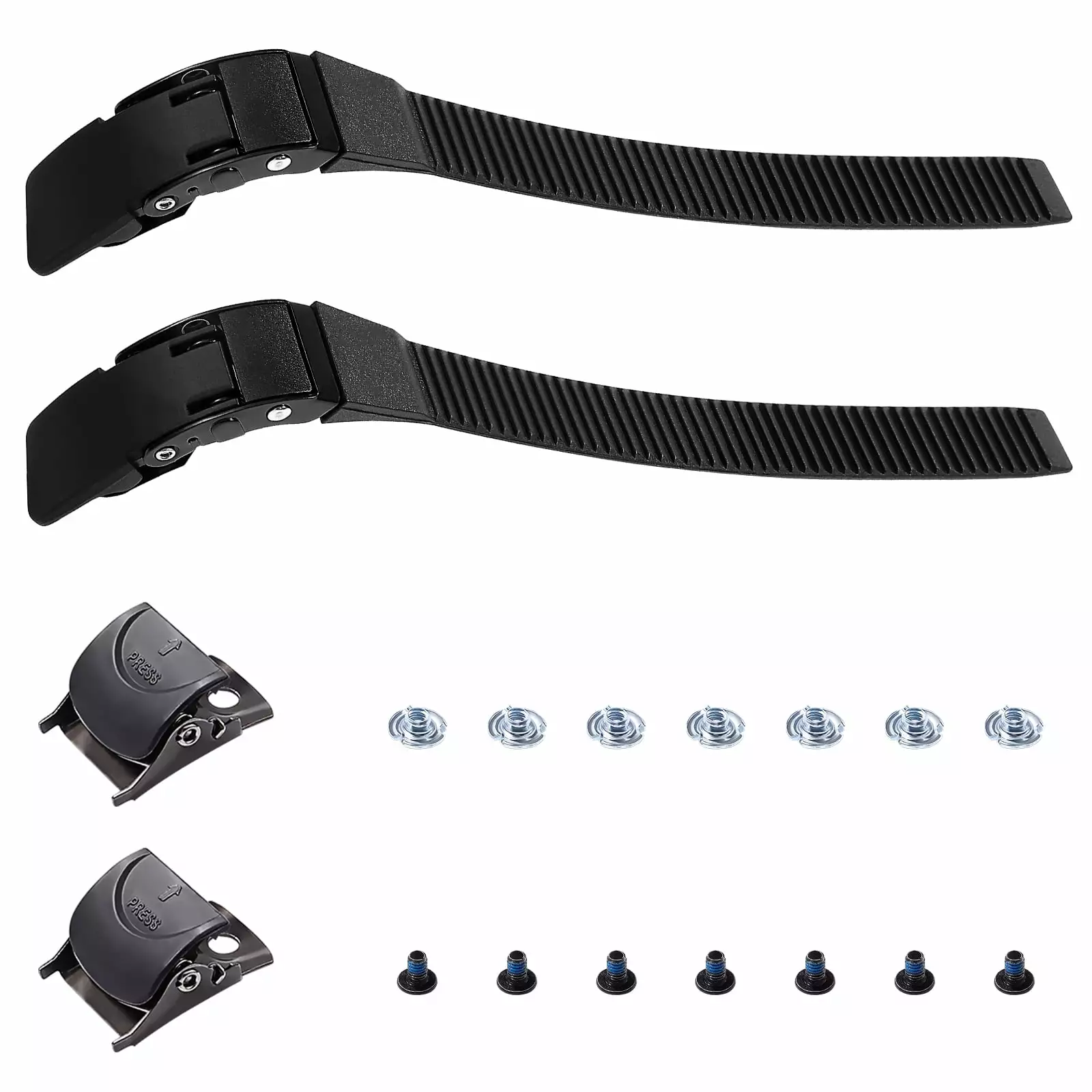 2 Sets Skating Shoes Universal Buckle Straps Skate Accessories Roller Skates Universal Buckle Straps