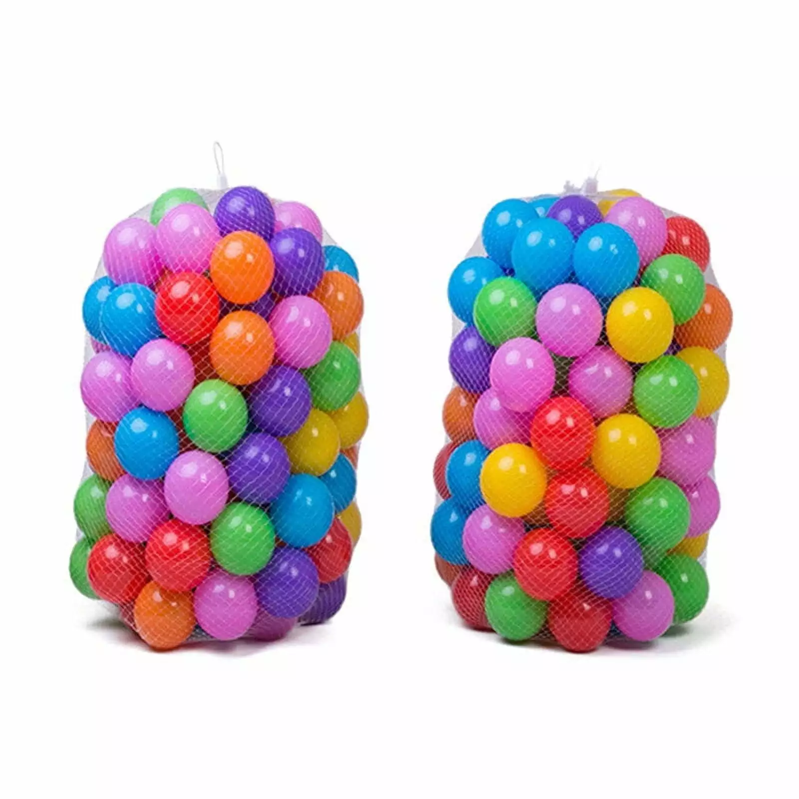 300 Ball Pit Balls-7 Bright Colors Crush Proof Plastic Balls for Toddlers Babies Colorful Playpen Balls for Tent Ball Pool Bounce House Party Decoration