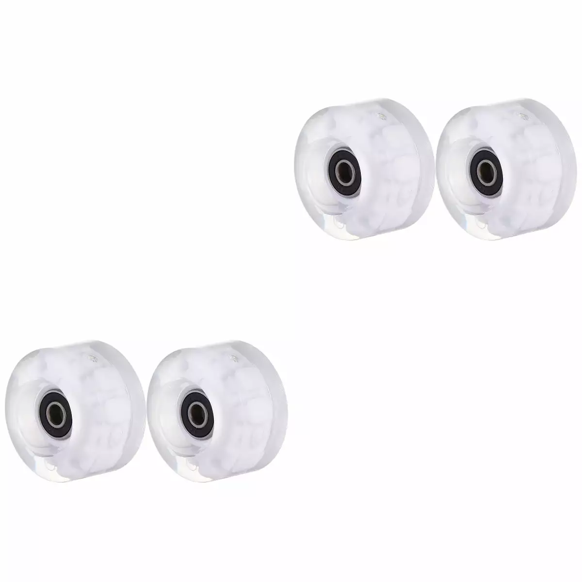 4 pcs Ice Skates Shoes Accessories Wheel Replacement Sports Parts with Bearing