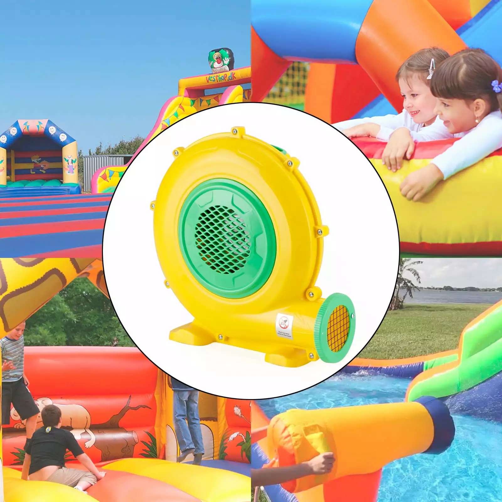 550 Watt Inflatable Bounce House Water slide Air Pump Blower Fan Inflatable castle