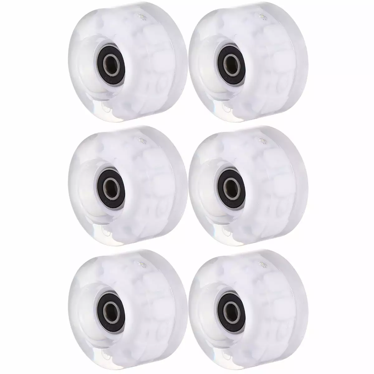 6 pcs Ice Skates Shoes Accessories Wheel Replacement Sports Parts with Bearing