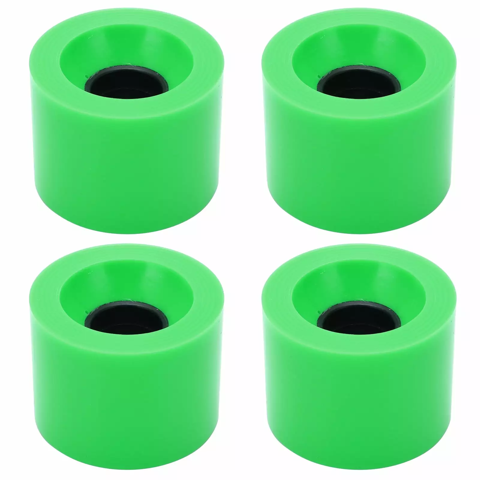 78A Longboard Wheels. 60x45mm PU Skateboard Wheels 4pcs High Elasticity For Cruiser Wheels Replacement Parts Green