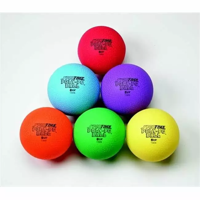 Sportime 8.5 In. Poly-Pg Grade Balls- Set Of 6