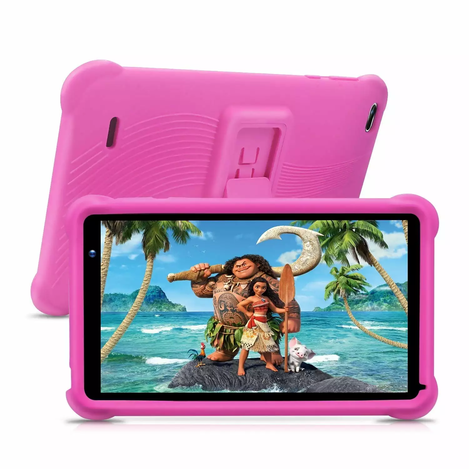 7inch Kids Learning Android Tablet 2GB RAM 32GB Storage Google Certified Apps Games Child Proof Protective Case with Kick Stand