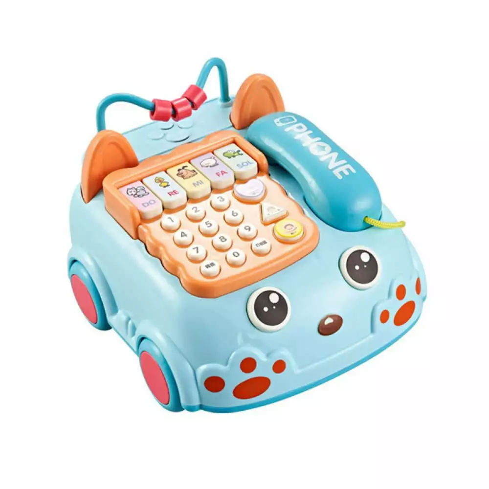 Baby Phone Toy. Baby Piano Music Light Toy. Kids Cell Phone Girl with Light Parent-Child Interactive Toy Learning Resources Teaching Telephone. Pretend Play Telephone