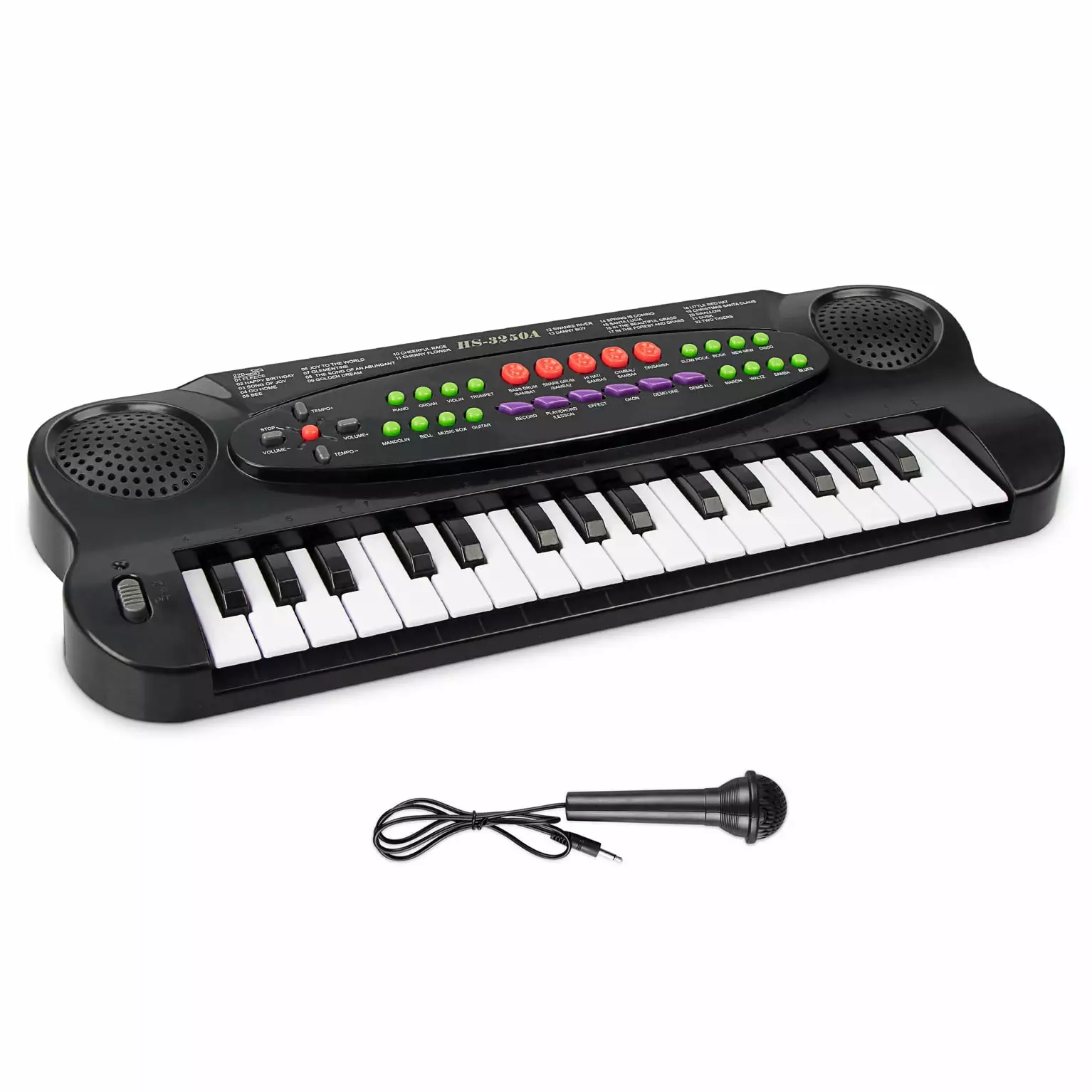 AIMEDYOU Kids Keyboard Piano 32 Keys Portable Electronic Musical Instrument Multi-Function Music Keyboard Piano for Kids Early Learning Educational Toy Birthday Xmas Day Gifts (Black)