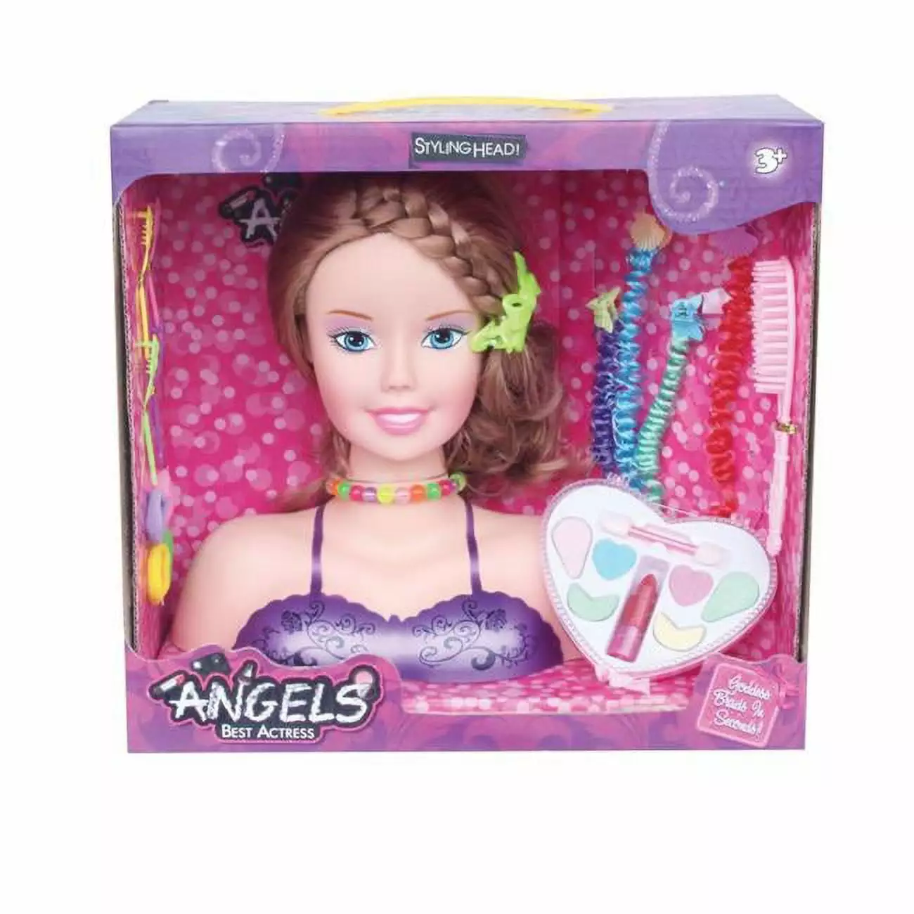 AZ Trading & Import Princess Styling Head Playset with Fashion Accessories