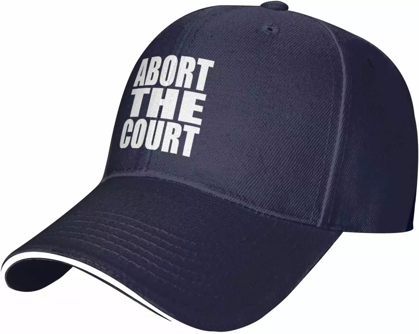 Abort The Court Hat Adjustable Sandwich Peaked Cap Outdoor Sports Baseball Cap Trucker Cap