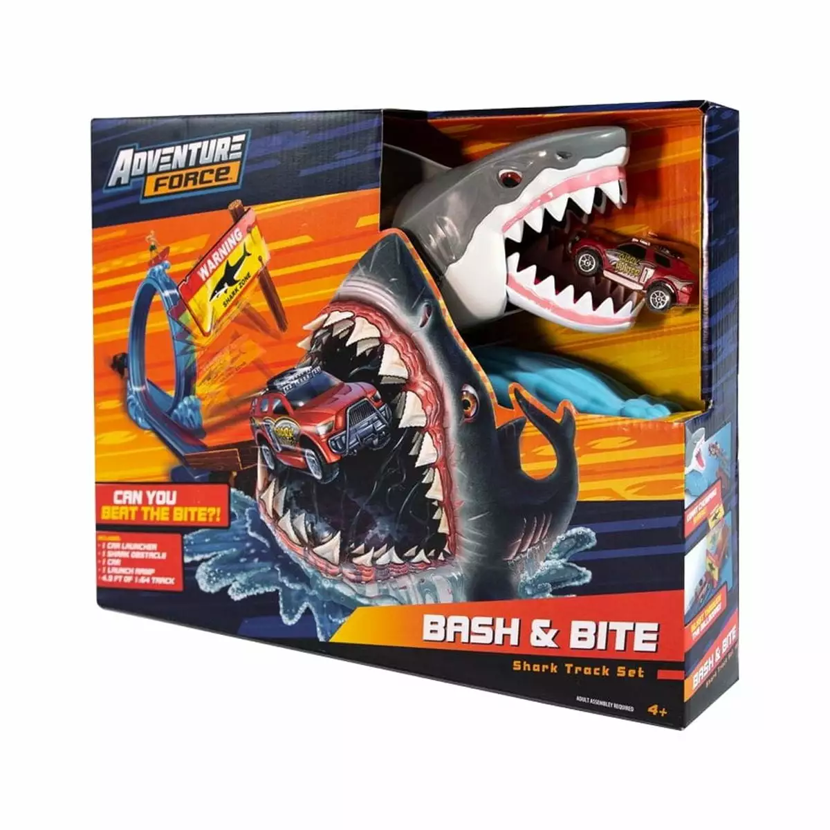 Adventure Force Bash & Bite Shark Car Track Playset. Children Ages 4+