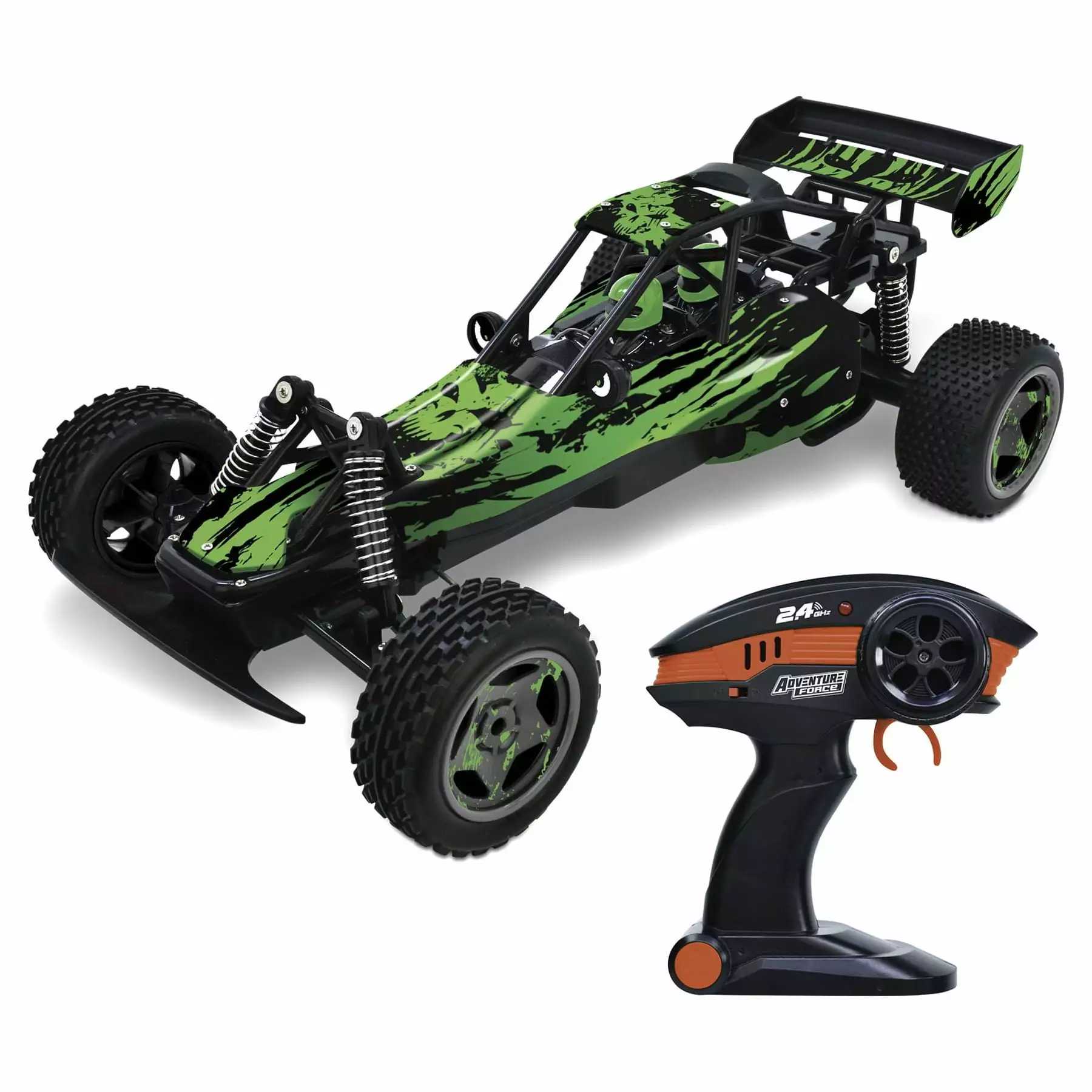 Adventure Force Radio Control 1:8 Trail Chaser Buggy. Green