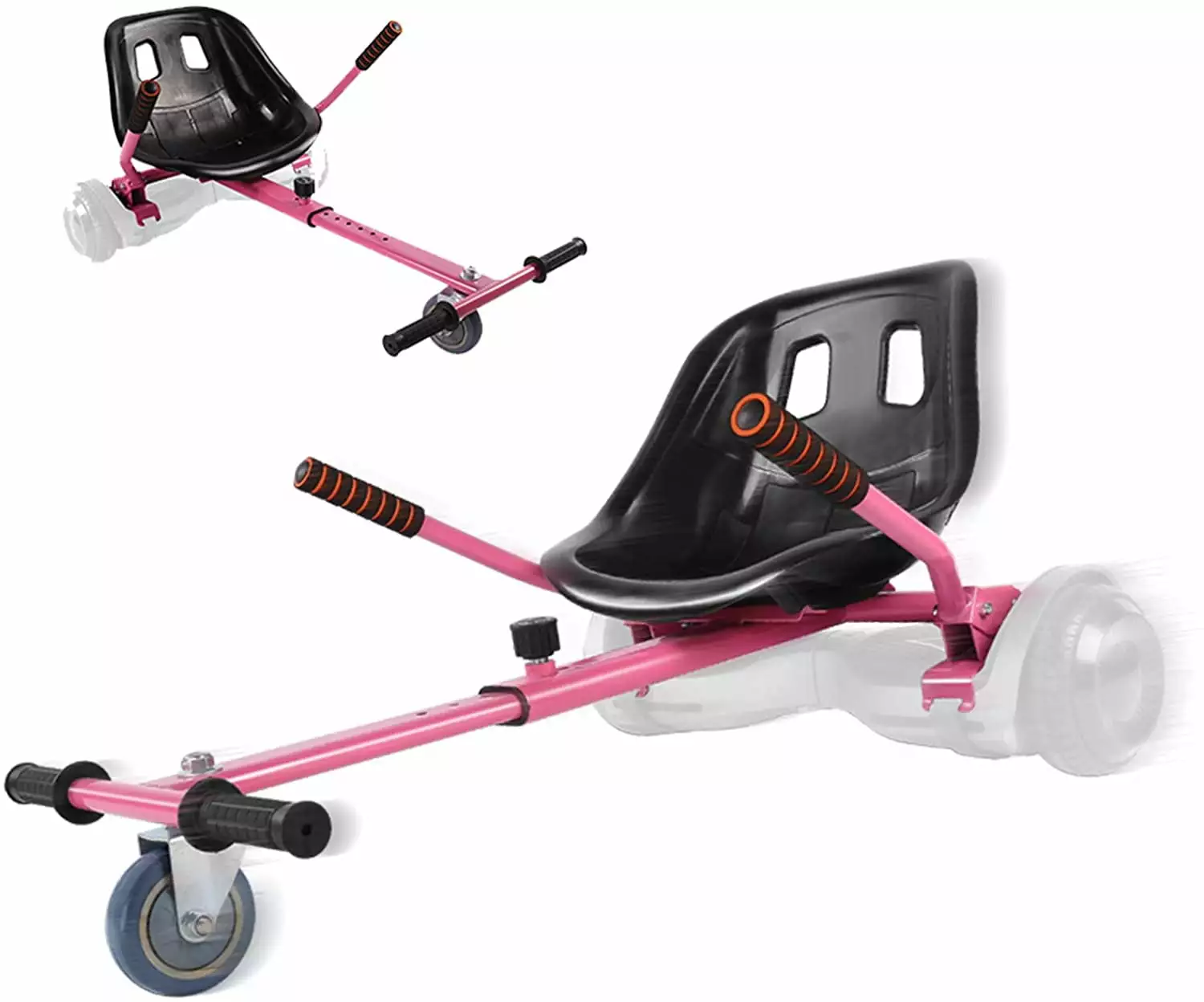 All In One Hover Cart Attachment For Hoverboard - Transform your Hoverboard into a Go Kart with Hovercart - Pink