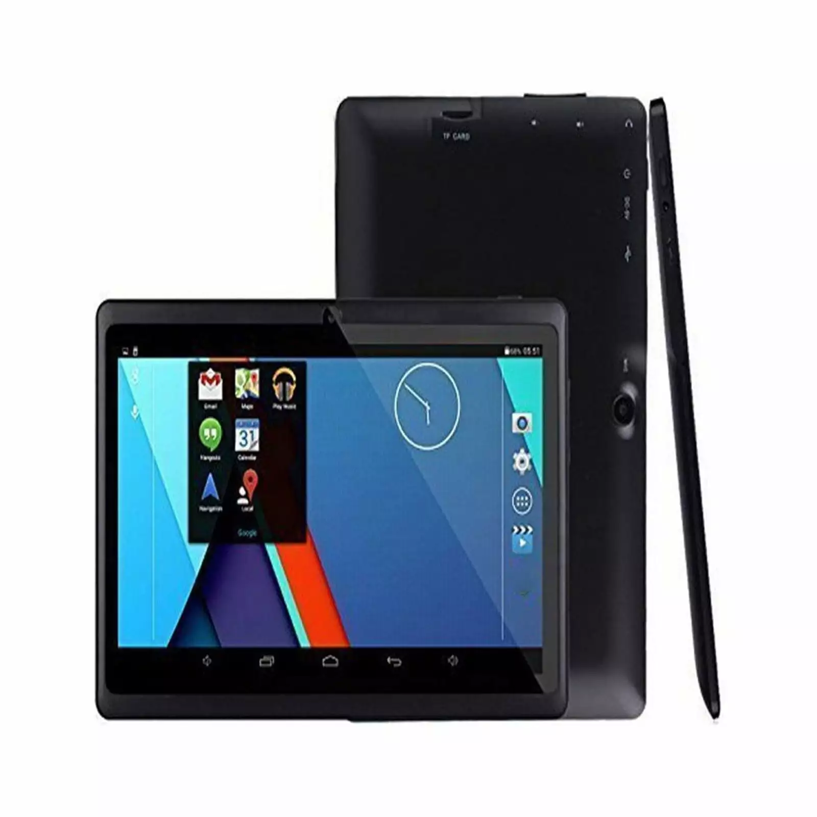 Apmemiss Clearance Sales 7Inch android 4.4 Duad Core Tablet PC 1GB + 16GB Camera Wifi Bluetooth Warehouse Deals Today. Black