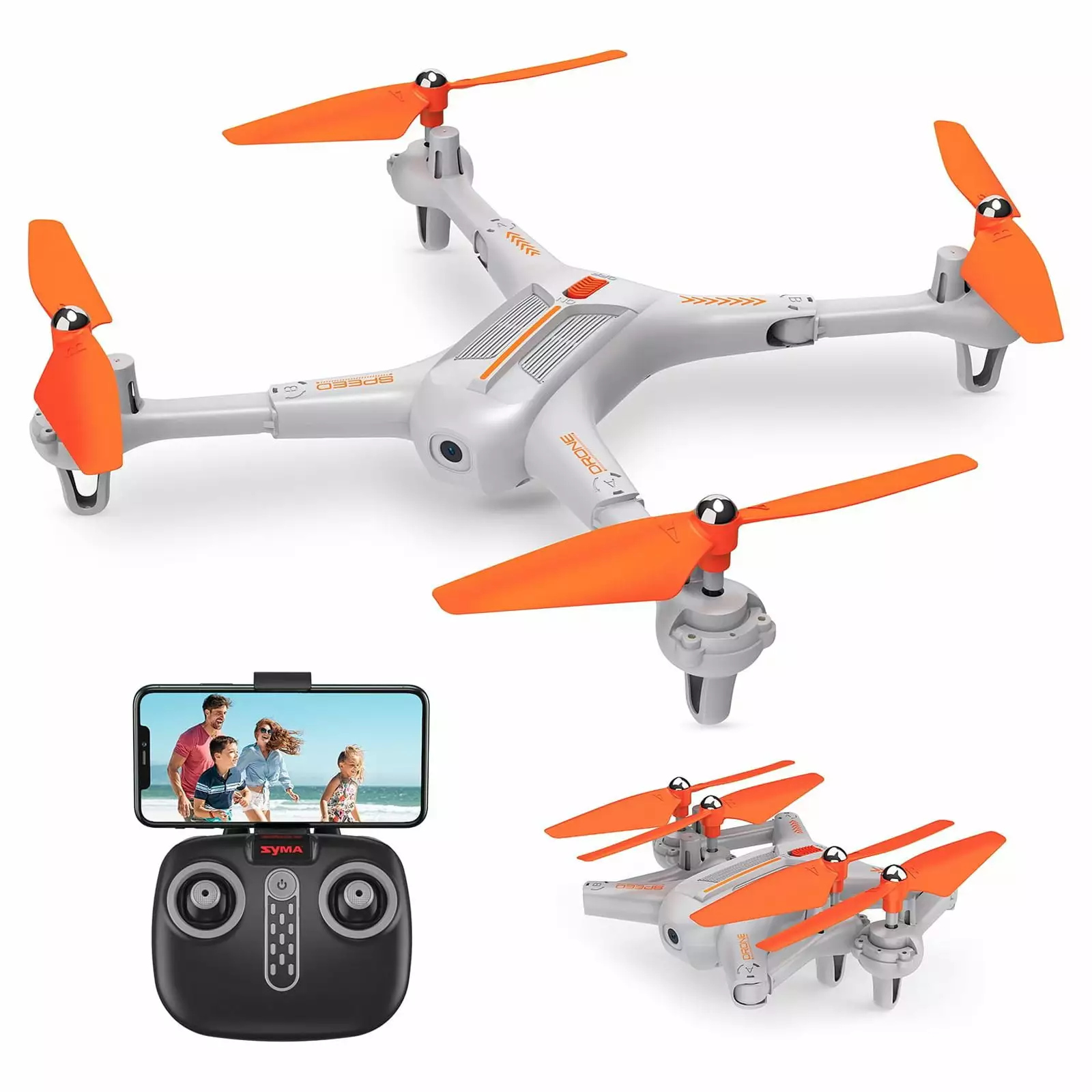 Artsic FPV RC Drone with Camera for Kids Adults Beginners.720P HD Wifi Live Video Camera Drone. Toys Gifts for Boys Girls with Altitude Hold. High-Speed Rotation.3D Flips. Altitude Hold. Headless Mode