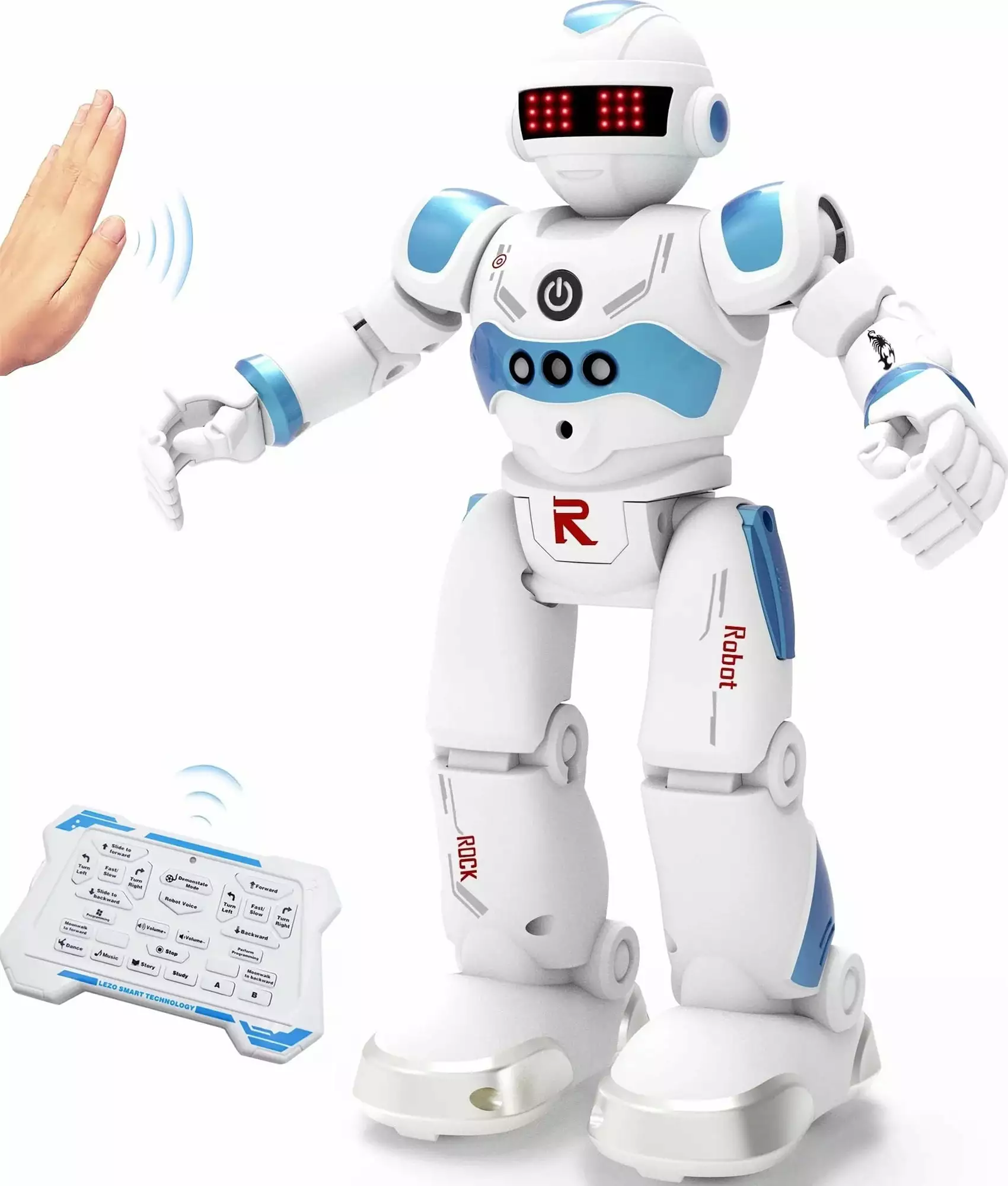 Aursear RC Robot Toys for Kids. Gesture Sensing Programmable Interactive Smart Robot for Age 3 4 5 6 7 8 Year Old Boys Girls Birthday Gift Present