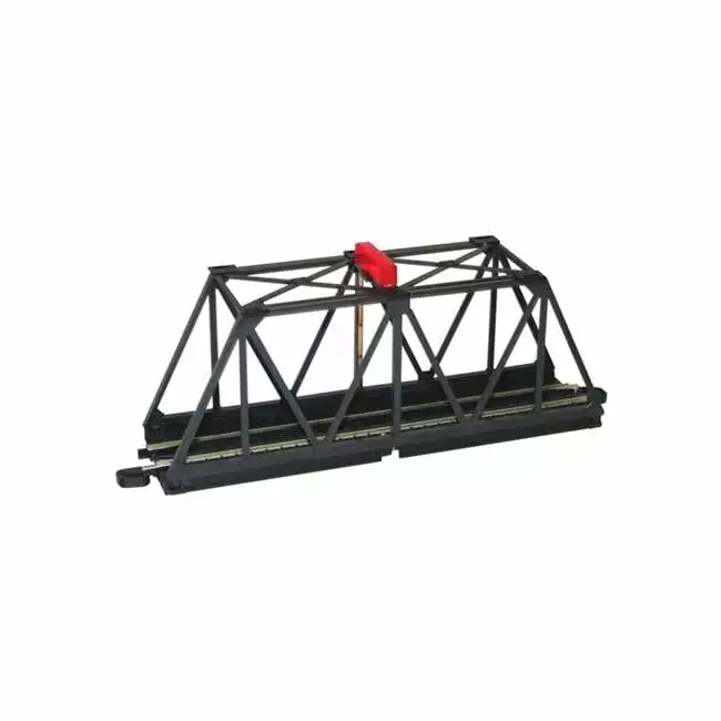 Bachmann Trains HO Scale E-Z Track Truss Bridge w/ Blinking Light Train Track Accessory