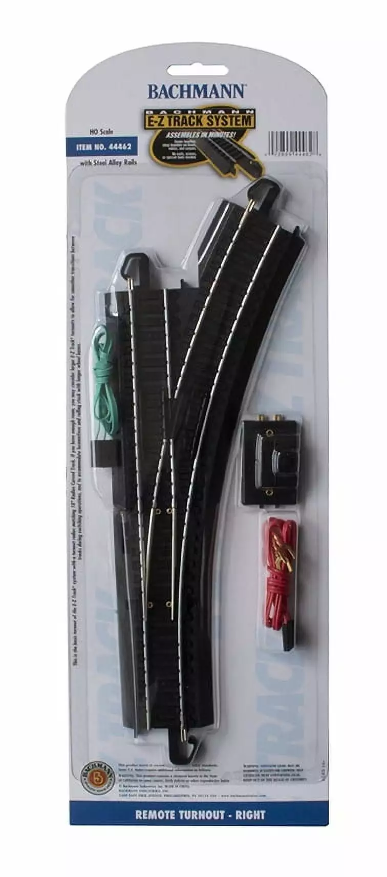 Bachmann Trains HO Scale Remote Turnout Right Train (1/Card) Model Train Accessory