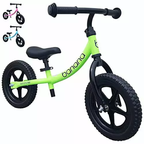 Banana Lt Balance Bike - Lightweight For Toddlers. Kids - 2. 3. 4 Year Olds