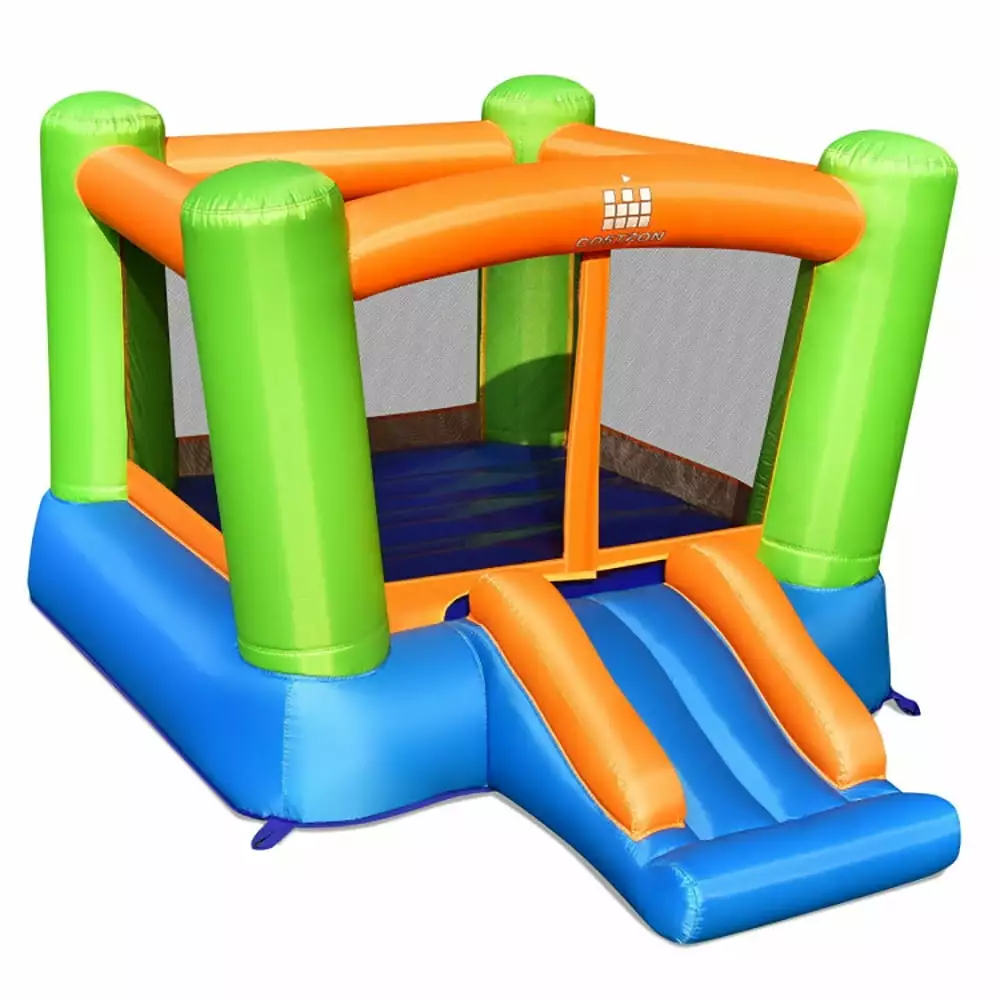 Barara King Bounce House. Inflatable Bounce Castle. Jumping Castle. Kids Inflatable Bounce House without Blower for Indoor and Outdoor