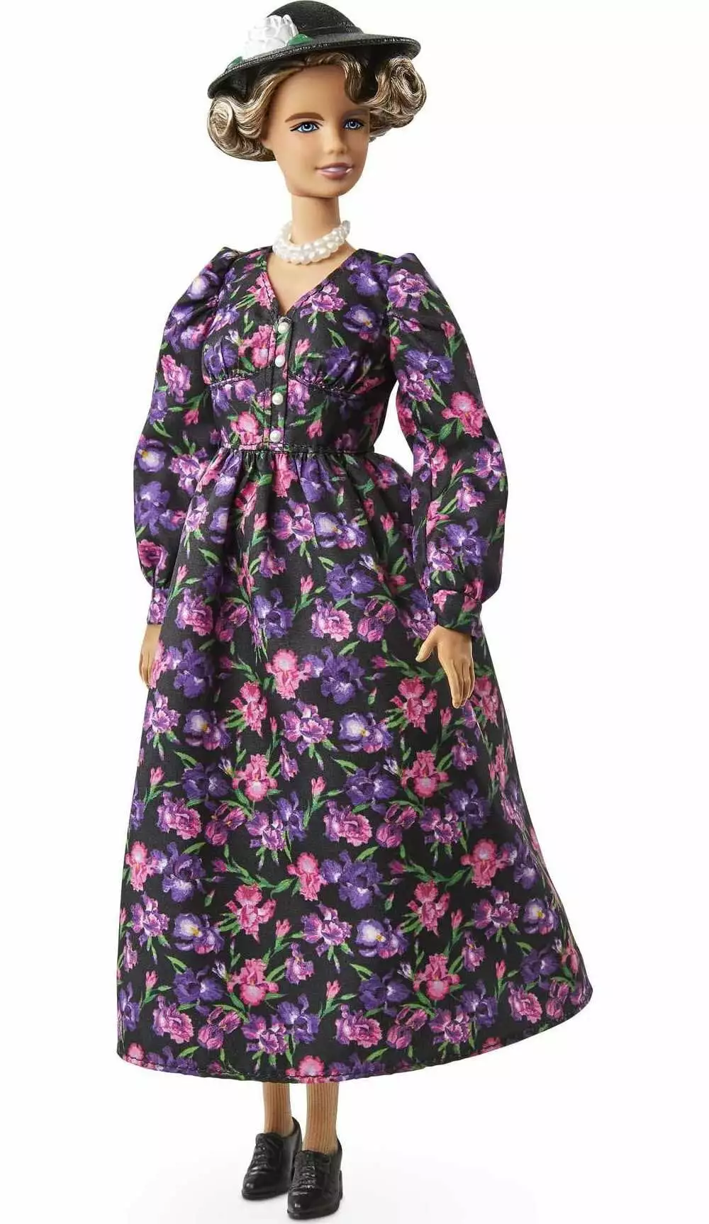 Barbie Inspiring Women Eleanor Roosevelt Collectible Doll in Iris-Printed Floral Dress