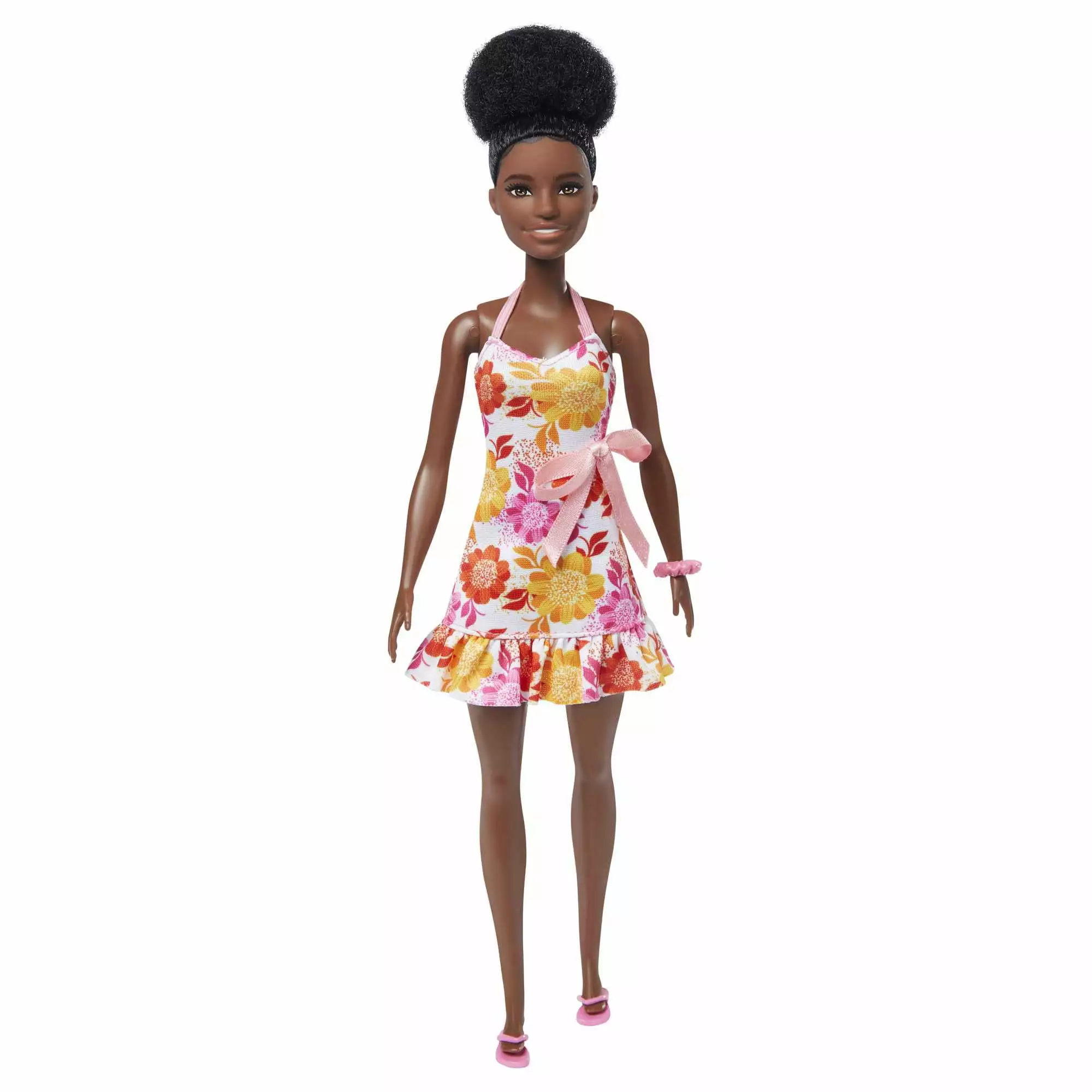 Barbie Loves the Ocean Fashion Doll with Black Hair in Sundress Made from Recycled Plastics