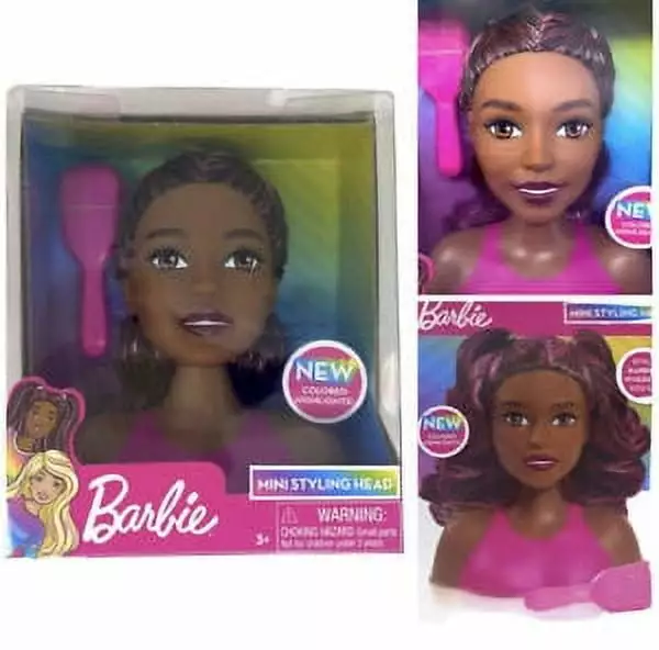 Barbie Styling Head Other Barbie Dolls New Colored Highlight