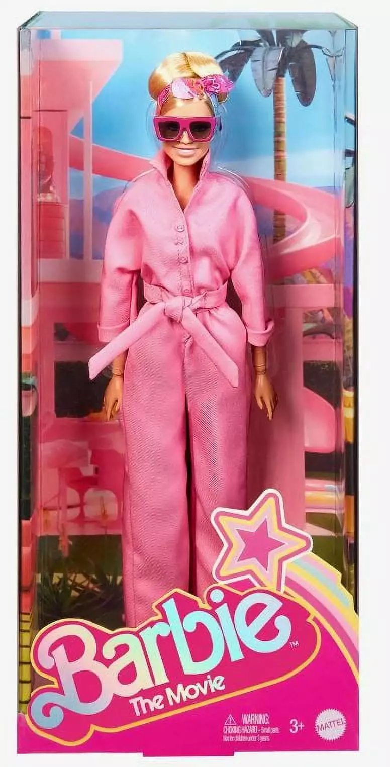 Barbie The Movie Collectible Doll Margot Robbie as Barbie in Pink Power Jumpsuit (Exclusive)