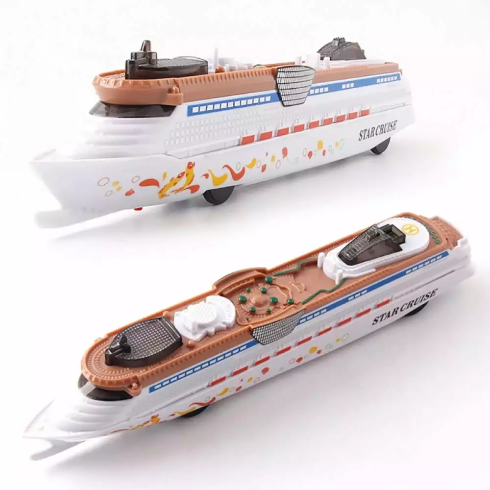 Battleship Aircraft Carrier Toy for Kids Boys.With Sound & Light.Plastic Model Warships Ship.Navy Ship Models for Collection