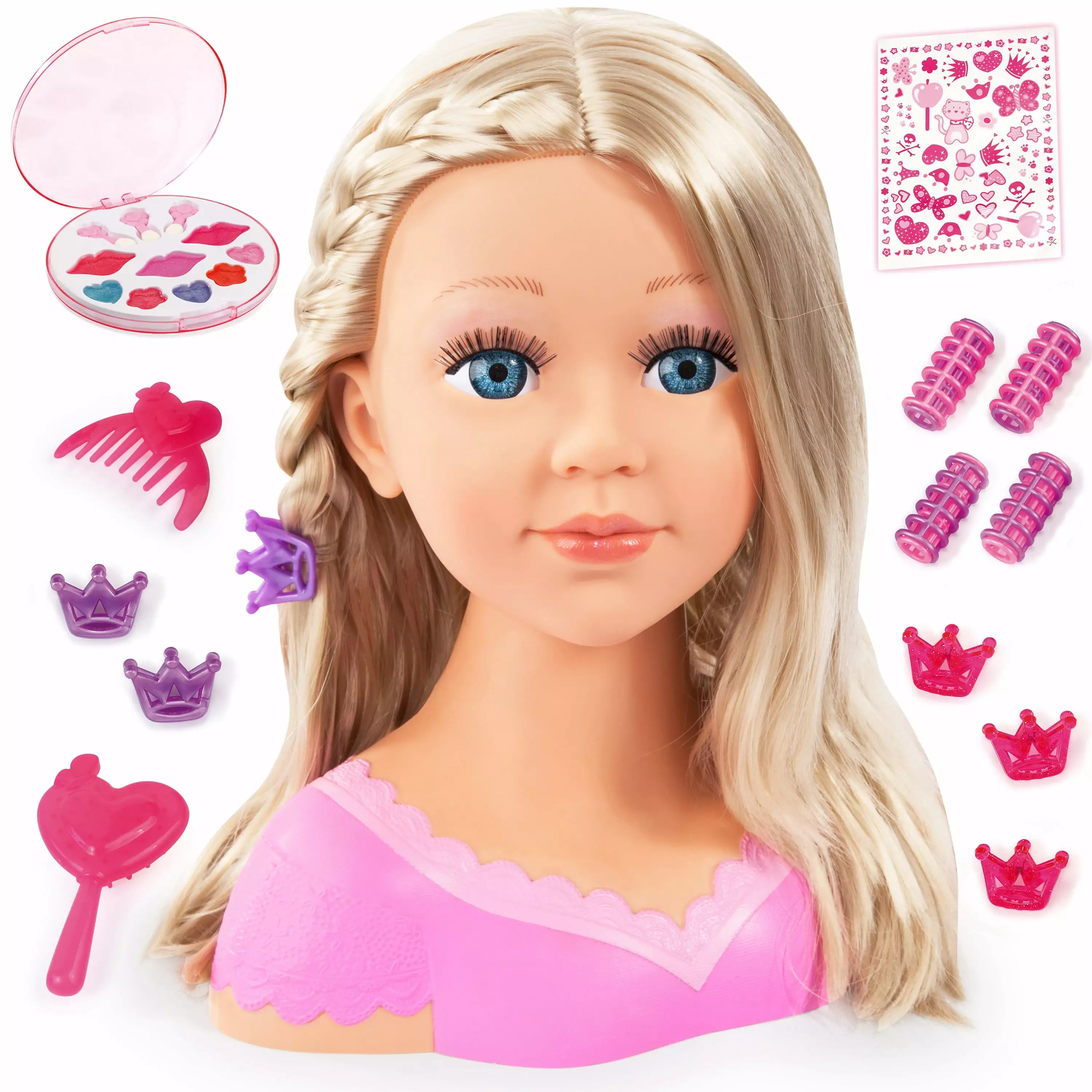 Bayer Design Charlene Super Model Blonde Styling Head. Doll. Pretend Play. Ages 3+