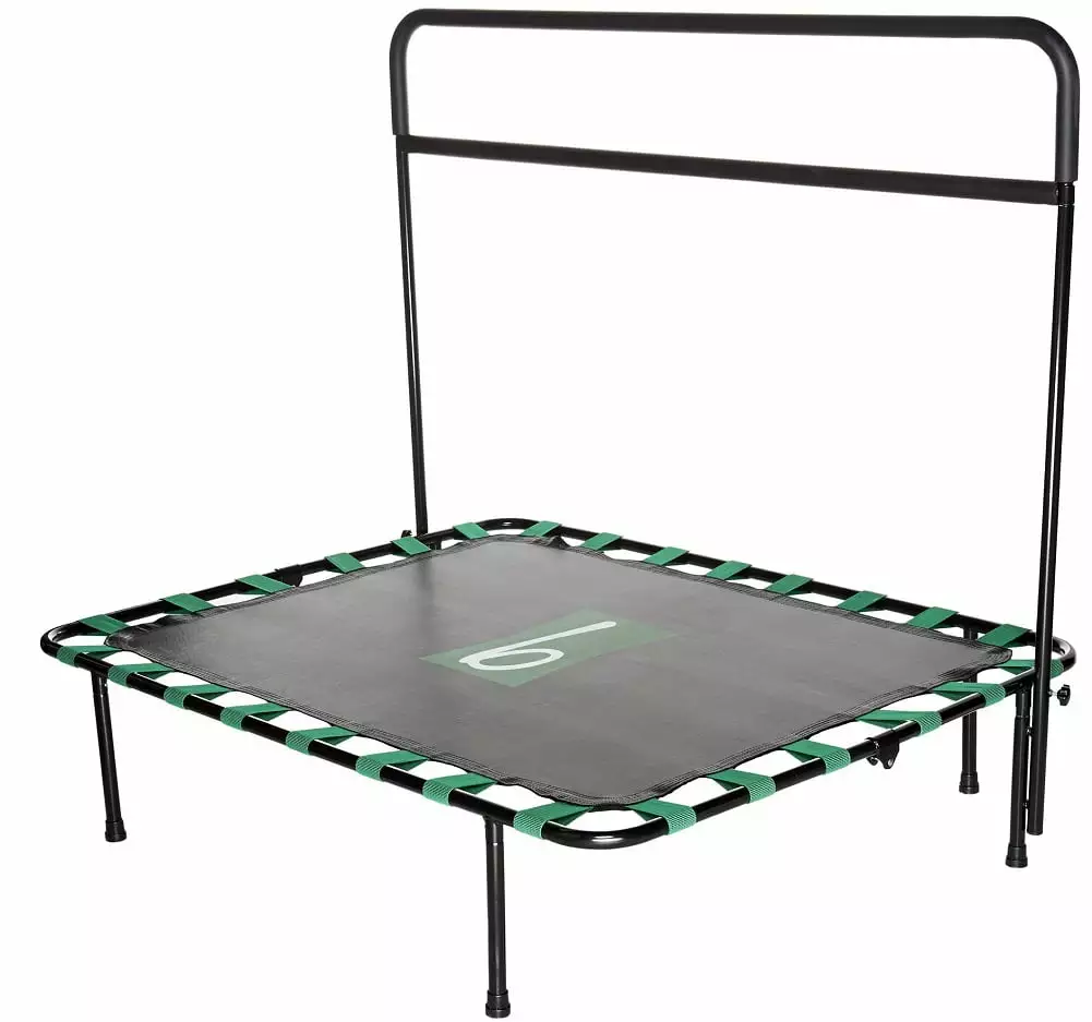 Bbounder Exercise Trampoline Rebounder with Balance Barre and DVD