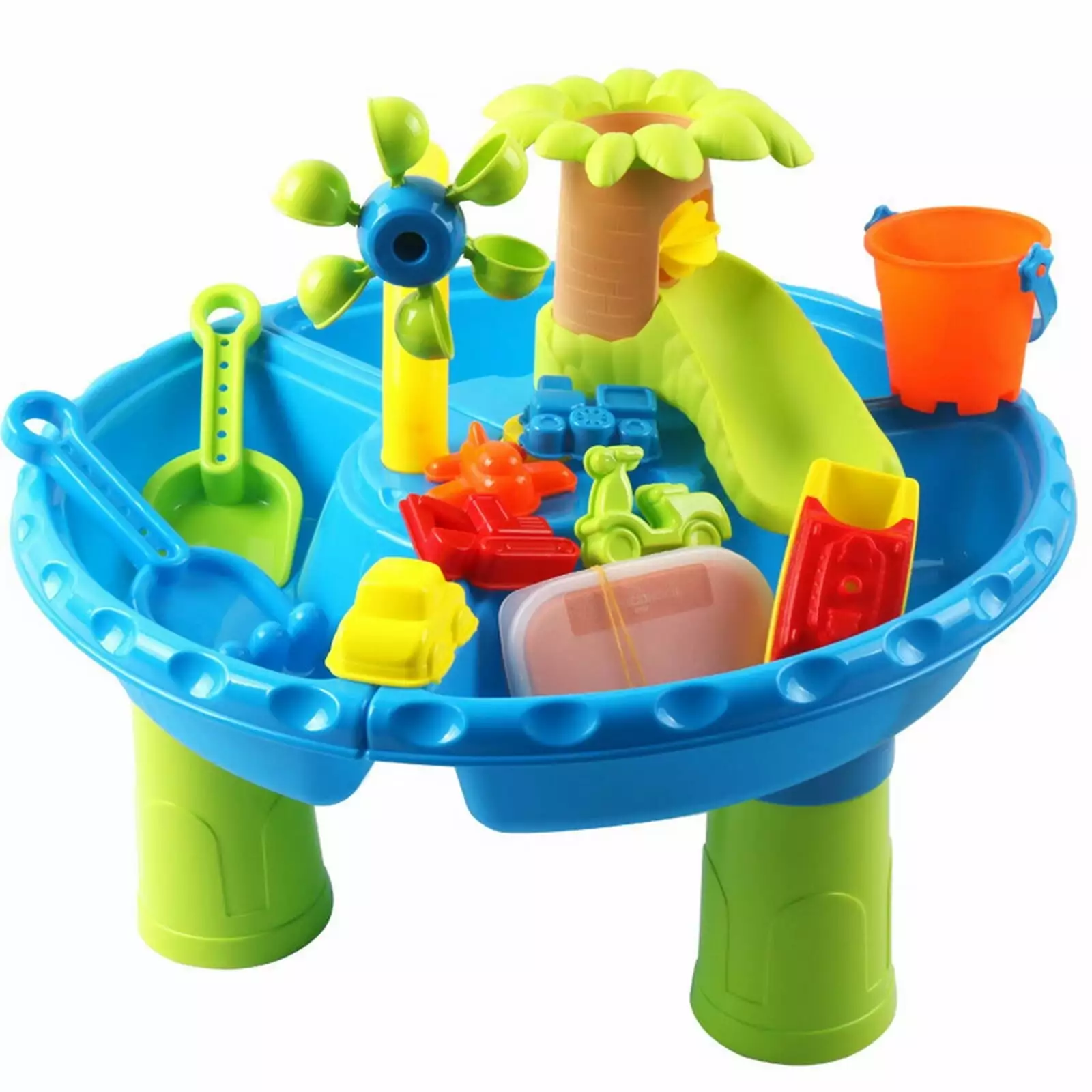 Beach Toys Kids Sand And Water Tables Toys for Toddlers 1 3 Rain Showers Splash Pond Water Table for Toddlers Age 3 5 Sports Outdoor Activity Sensory Table Summer Beach Toys for Boys Girls