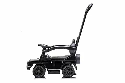 Best Ride On Cars Kids Outdoor Stroller Mercedes G-Wagon for Toddlers 1 to 3 Years Old with Music. Horn Sounds. and Handle. Black