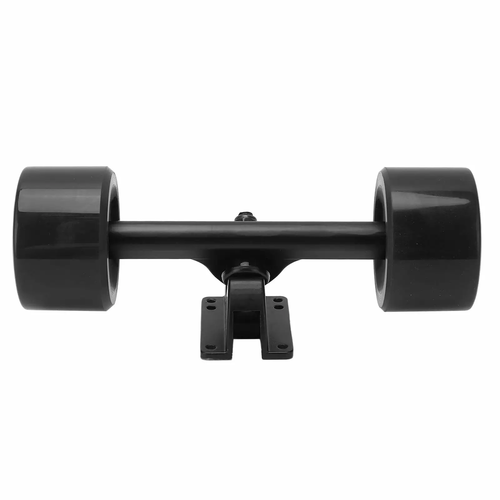 Black Skateboard Truck and Wheels Set - High Acuracy 82A Hardness Stable Accessories for Electric Skateboards