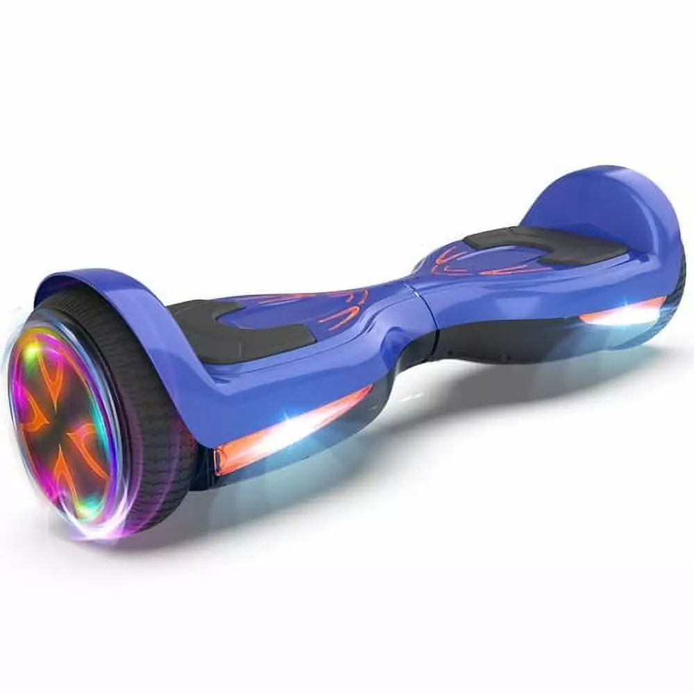 Bluetooth Hoverboard with Pearl Skin. 6.5 Self Balancing Scooter with Wireless Speaker for Music. with LED Light up Pedal and Wheels for Fun