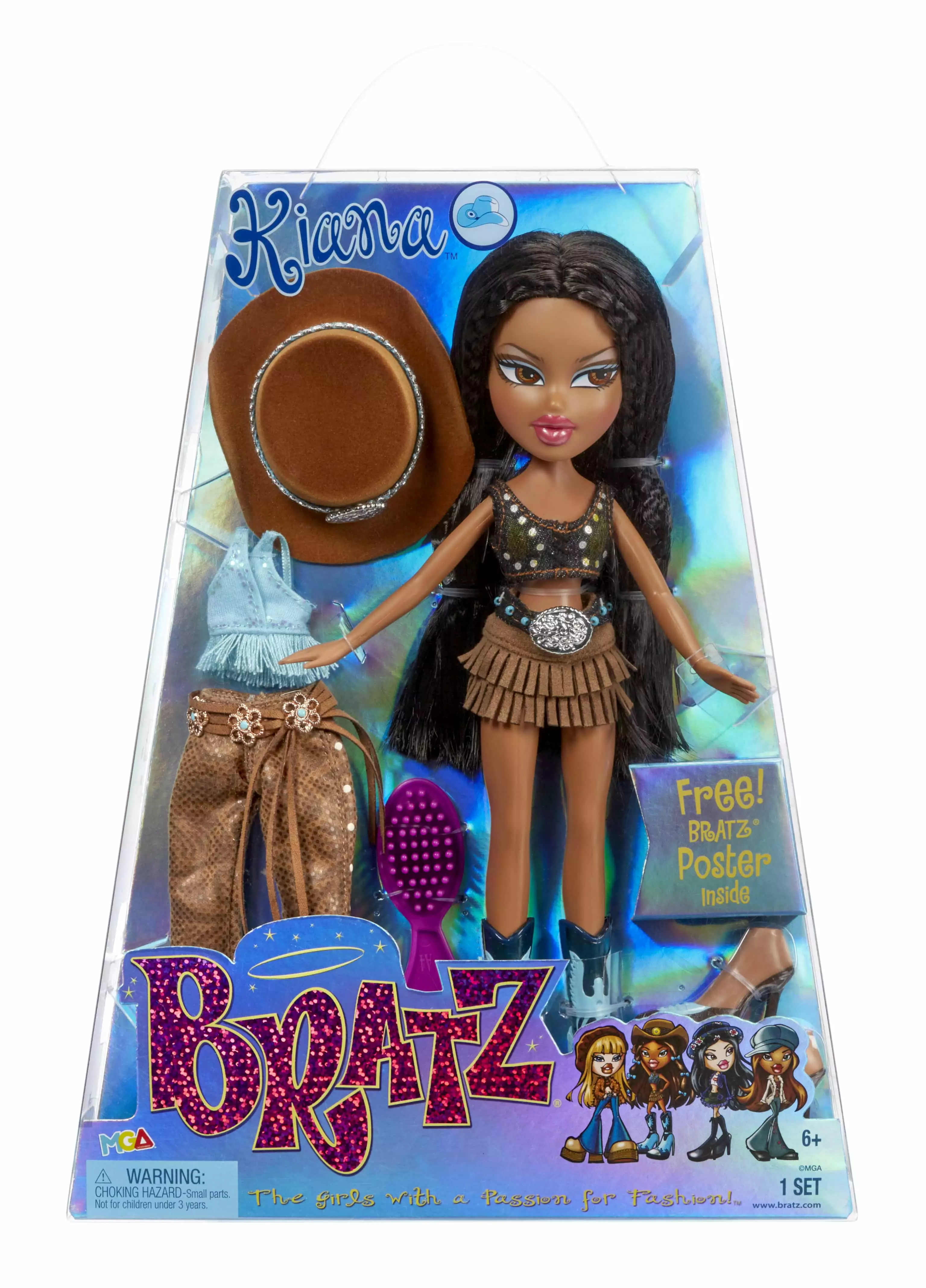 Bratz? Original Fashion Doll Kiana? with 2 Outfits and Poster. Assembled 12 inch