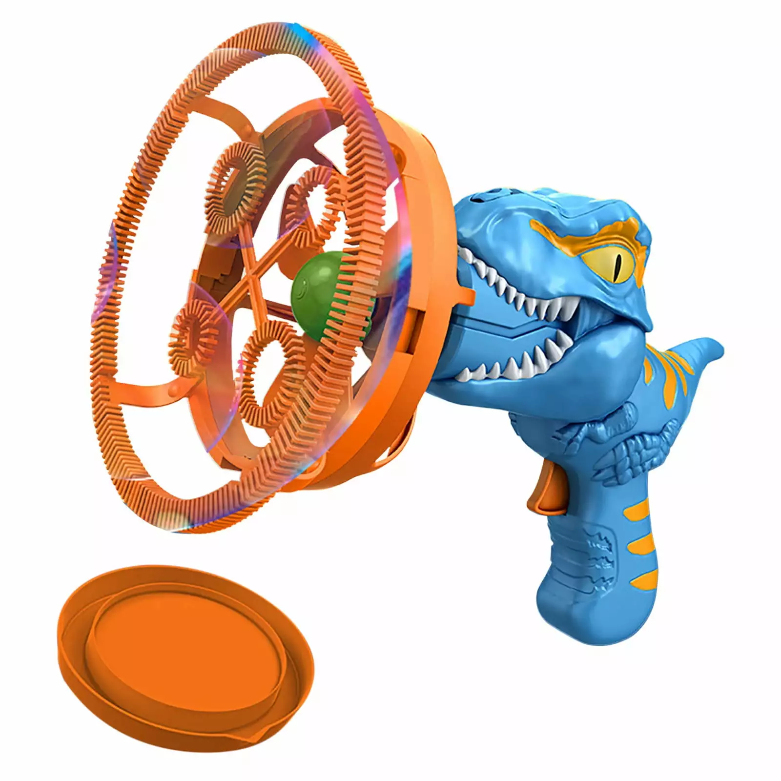 Bubble Dinosaur Machine Fan Electric Windmill Summer Beach Bubble Blower for Boys and Girls