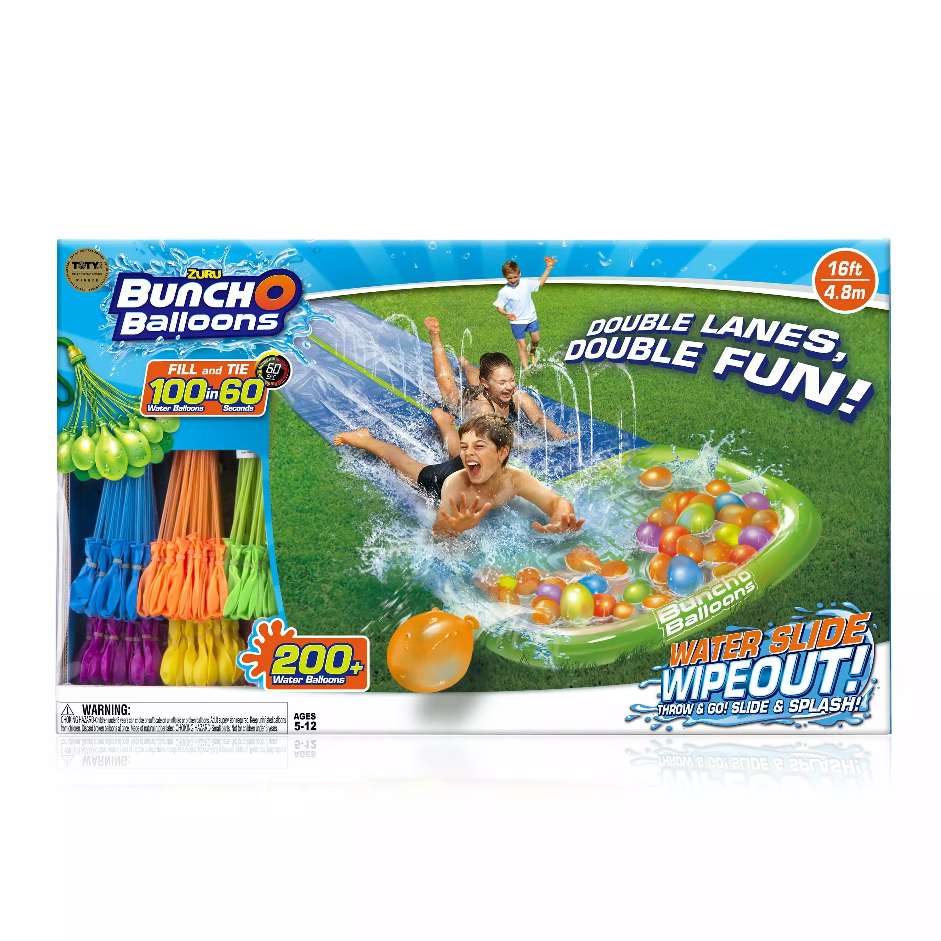 Bunch O Balloons Water Slide Wipeout (2x Lane) by ZURU