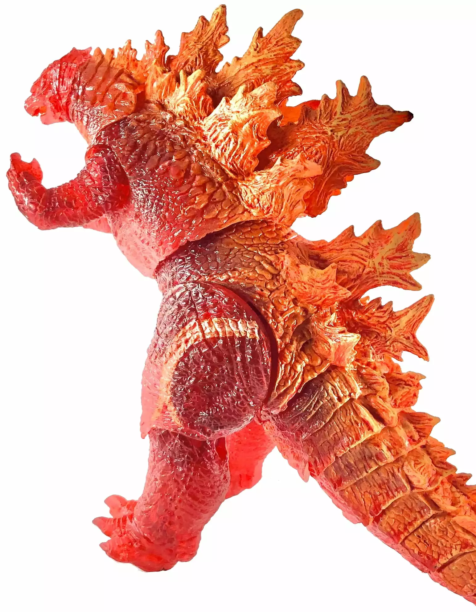 Burning Godzilla. Gentle Use Only. For Collection & Display. Movie Series King of The Monsters Movable Joints Action Figures Birthday Gift for Boys and Girls