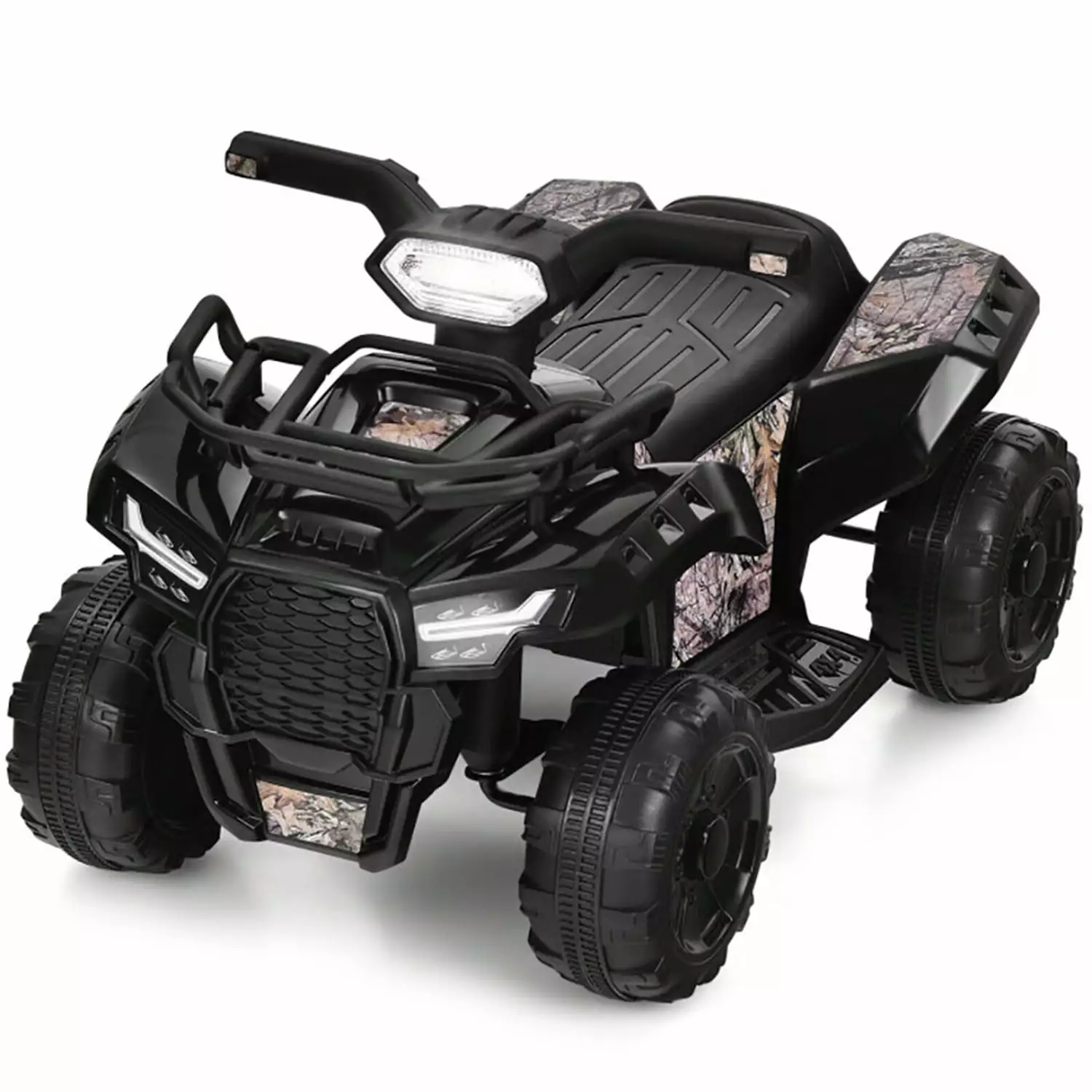 CIPACHO 6V Kids ATV Electric Ride On Car. Toddler Electric Car with LED Light and MP3. Black