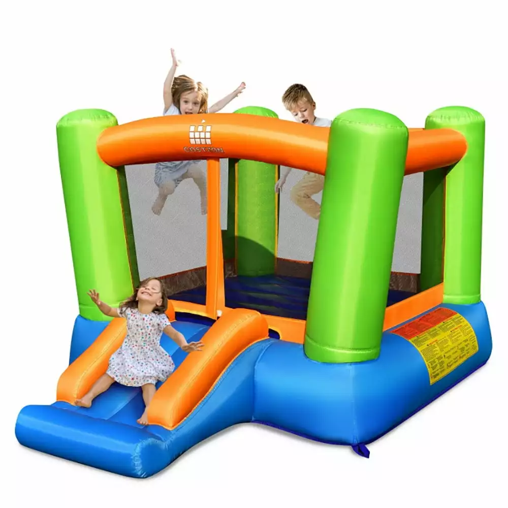 CIPACHO Kids Inflatable Bounce House without Blower for Indoor and Outdoor. Playhouse for Kids