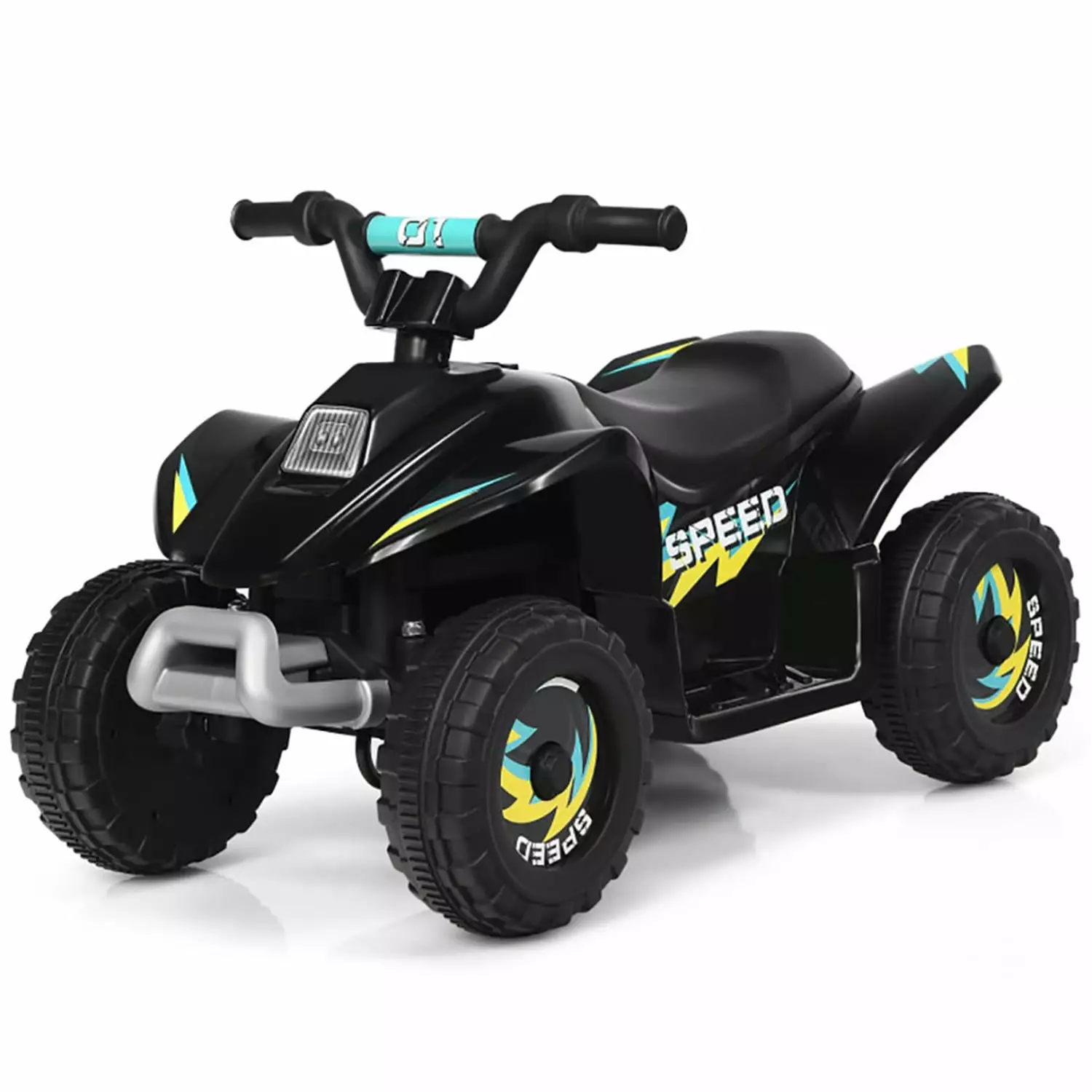 Canddidliike 6V Kids Electric Quad ATV 4 Wheels Ride. Toddler Ride On Toy Toddlers Forward&Reverse Black