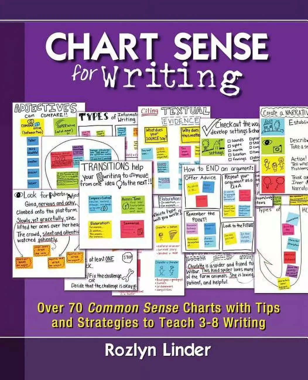 Chart Sense for Writing: Over 70 Common Sense Charts with Tips and Strategies to Teach 3-8 Writing (Paperback)