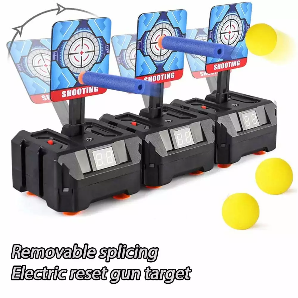 Children's Electronic Scoring Target.Electric Battle Shooting with Light and Sound Effects.Automatic Return Electric Scoring Target.Ideal Gift for Boys and Girls