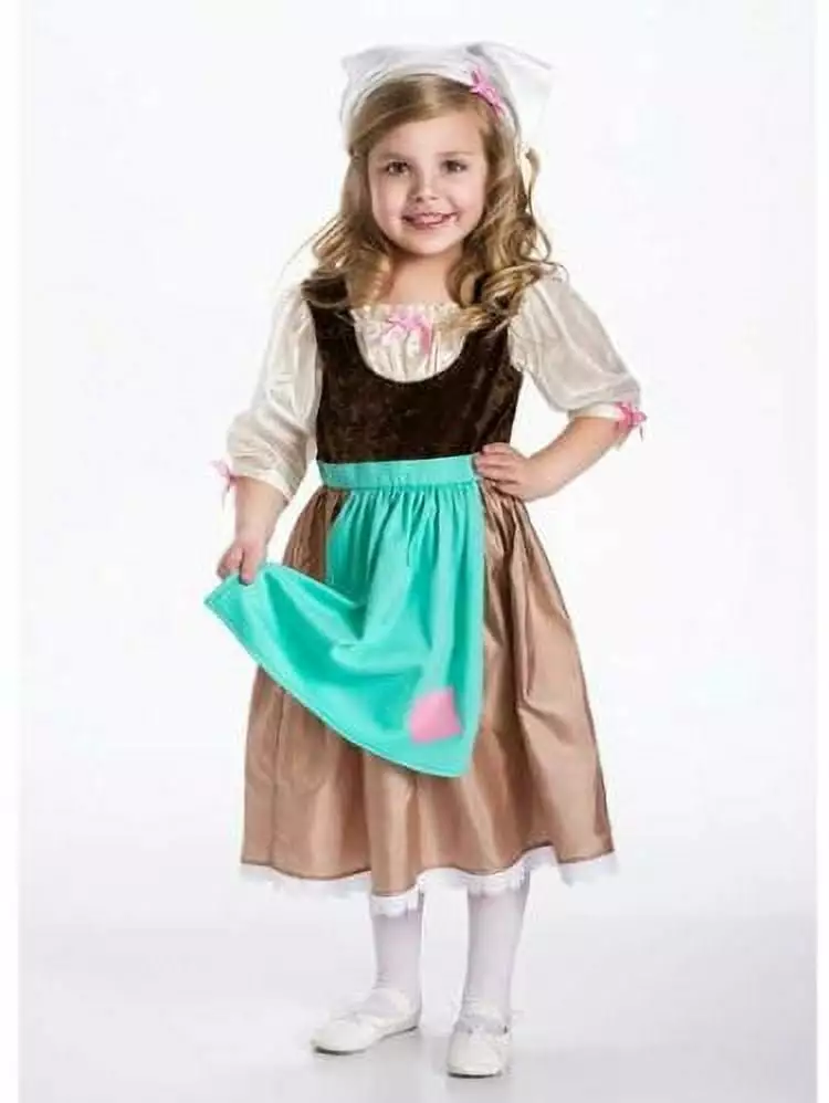 Cinderella Day Dress with Scarf