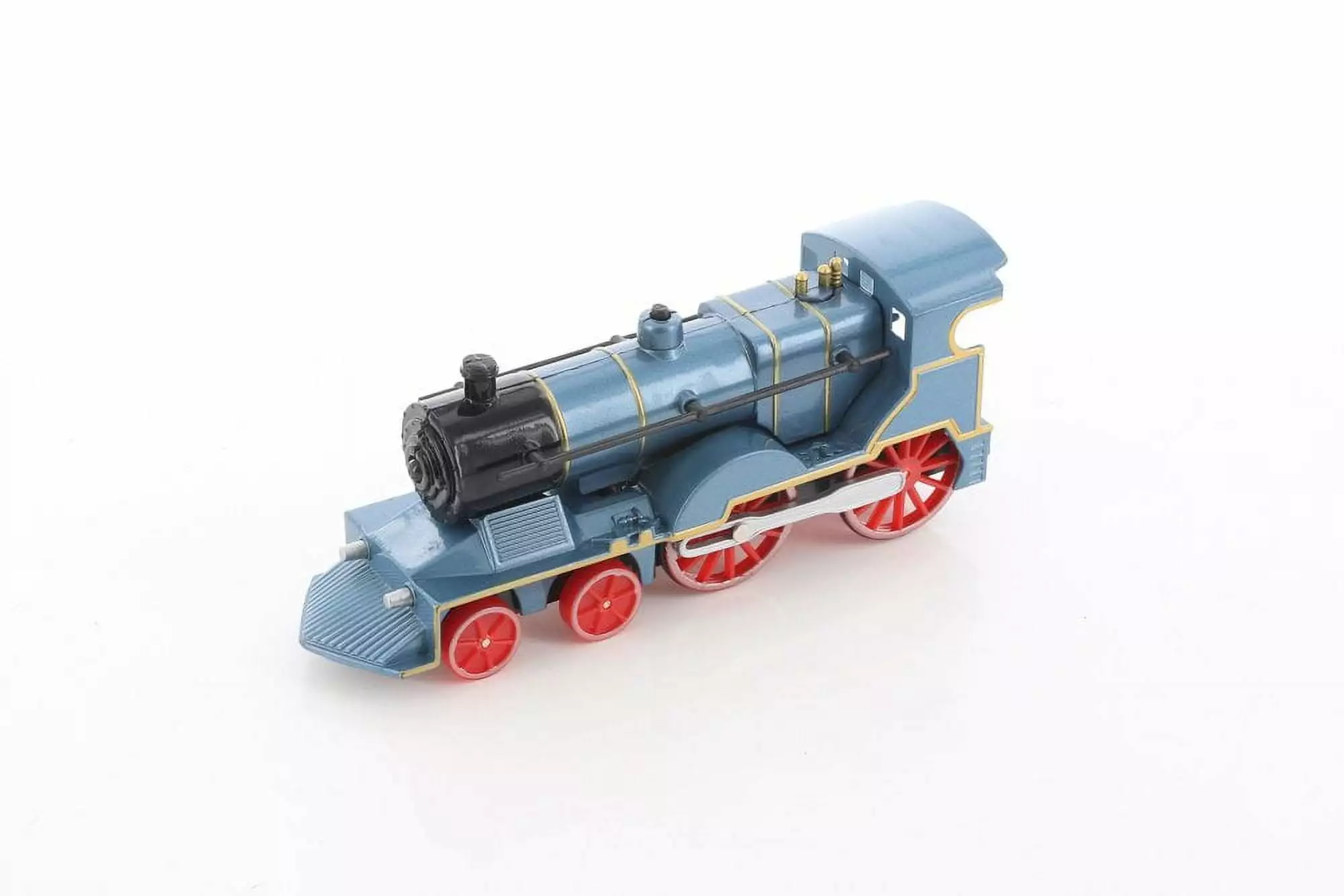 Classic Train with Sound and Lights. Blue - ModelToyCars SL675DB - Diecast Toy Train