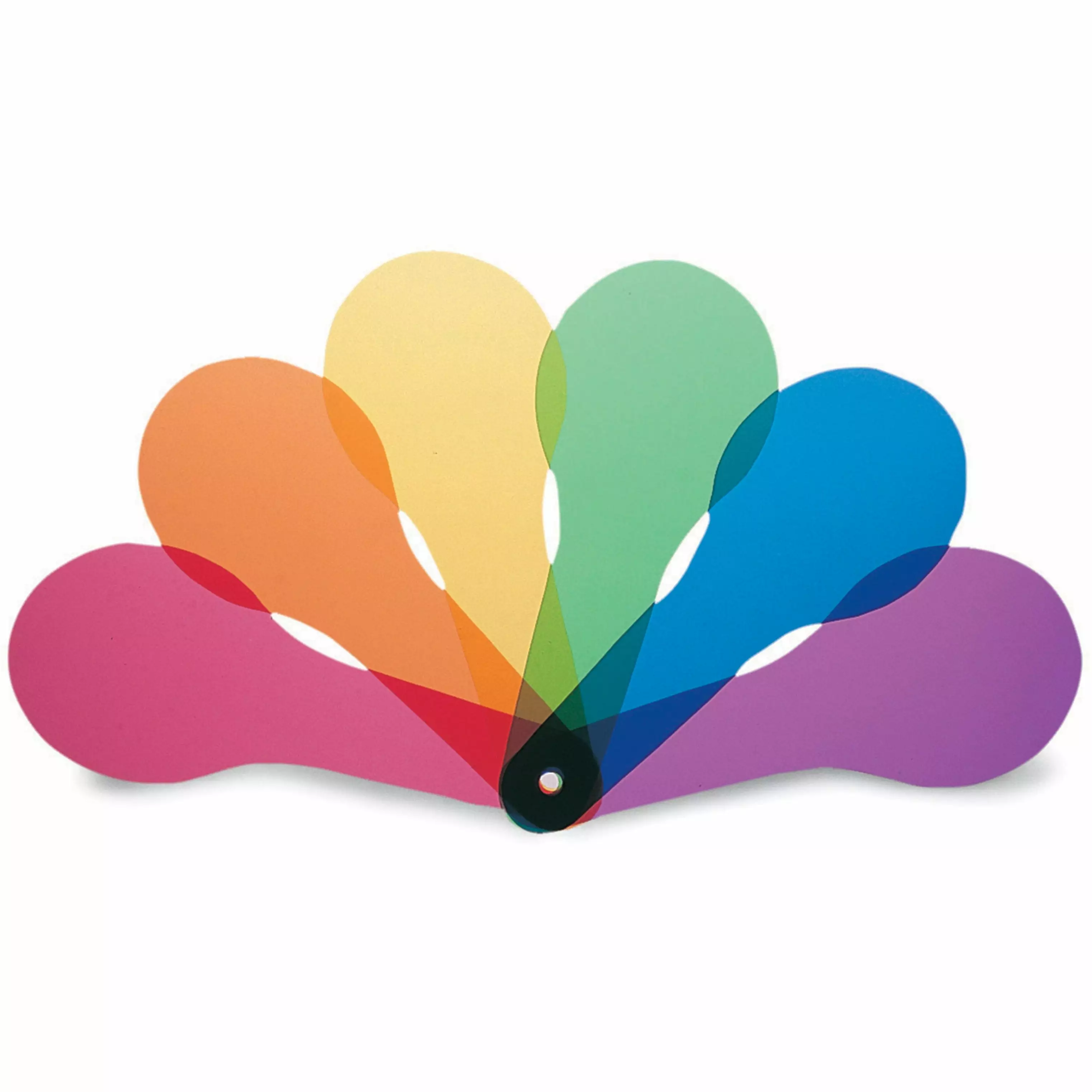 Clear Plastic Color Paddles by Learning Resources